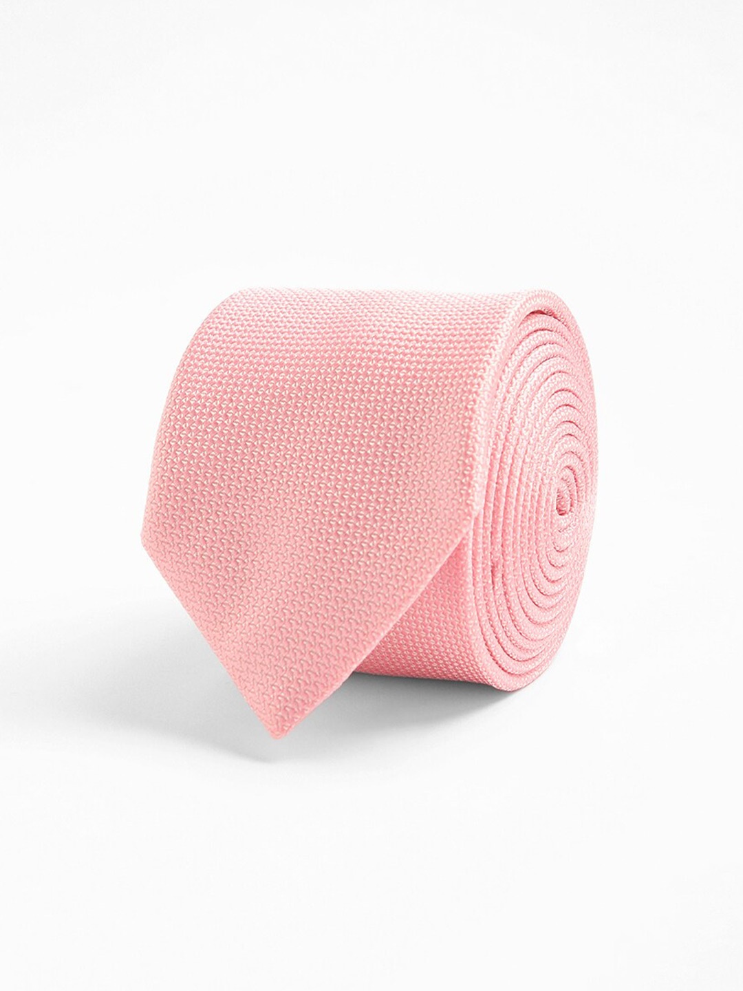 

THE BEAR HOUSE Men Woven Design Broad Tie, Pink