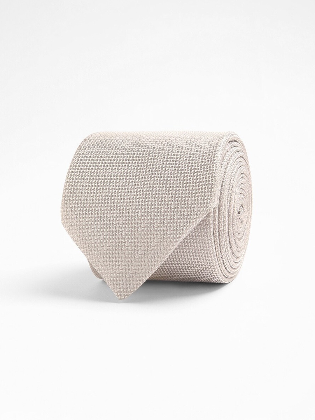 

THE BEAR HOUSE Men Woven Design Broad Tie, Grey