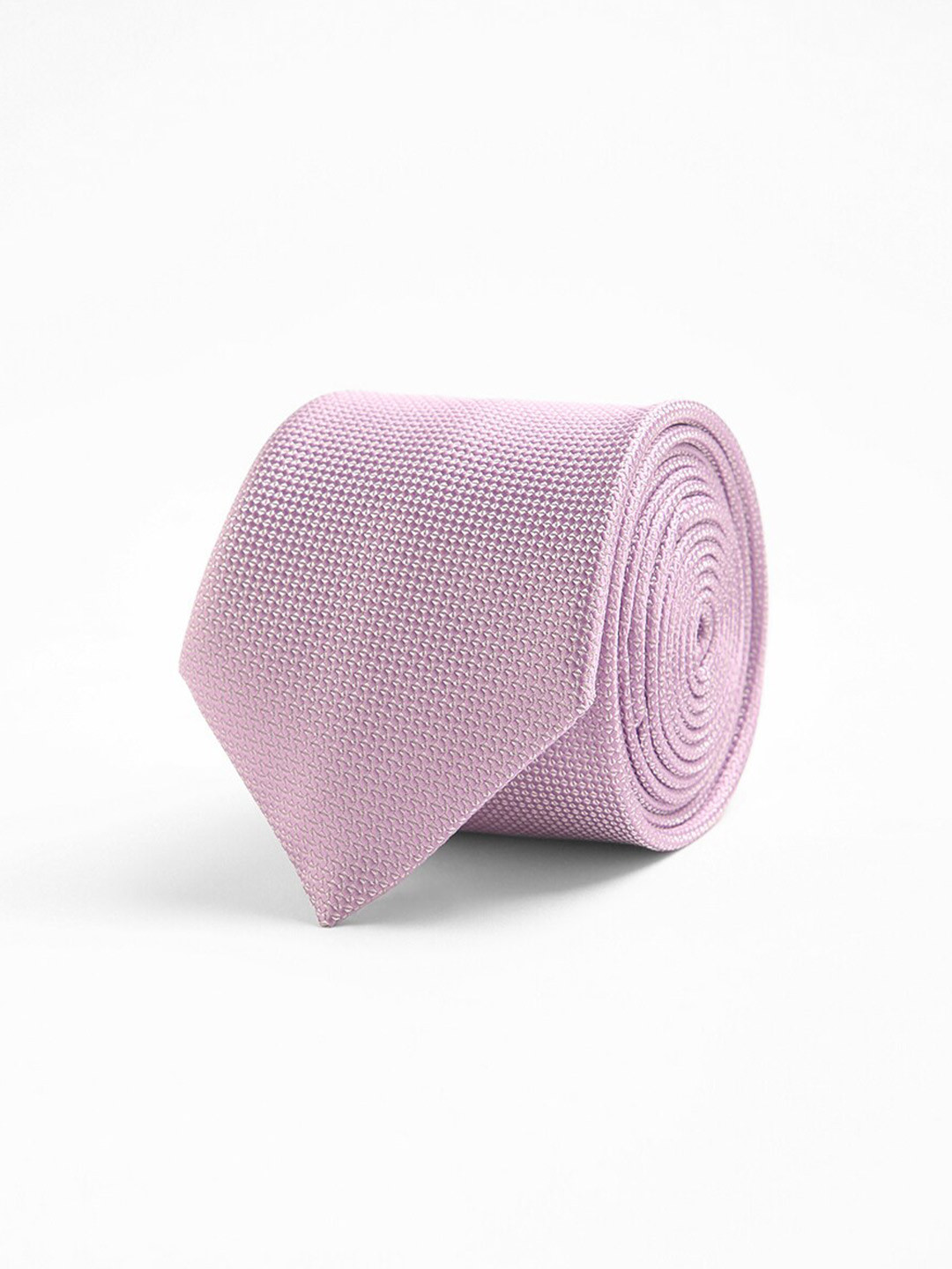 

THE BEAR HOUSE Men Woven Design Broad Tie, Purple