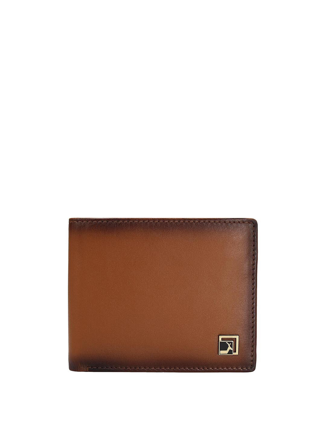 

Da Milano Men Leather Two Fold Wallet, Brown