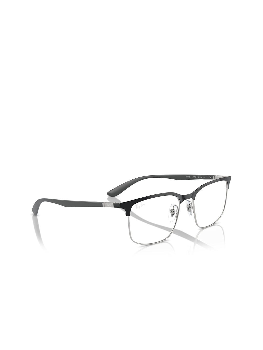 

RAY-BAN Unisex Square Frames - 0RX6518316355, Transparent