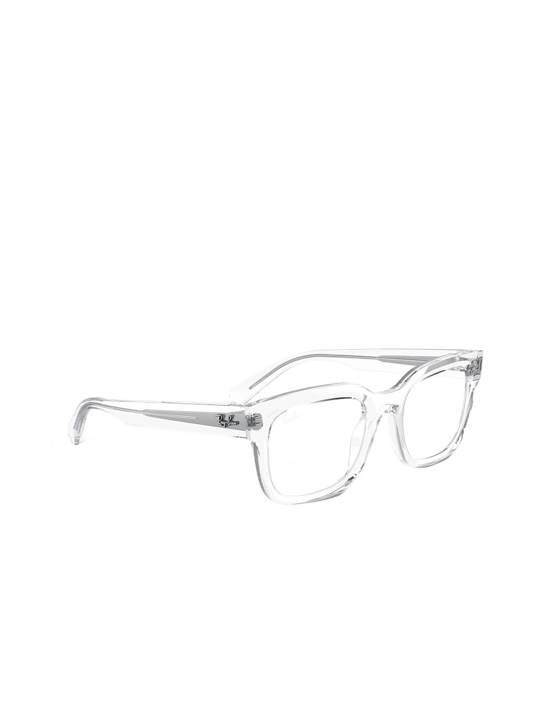 

Ray-Ban Unisex Rectangle Clear Frames - 0RX7217832152, Transparent