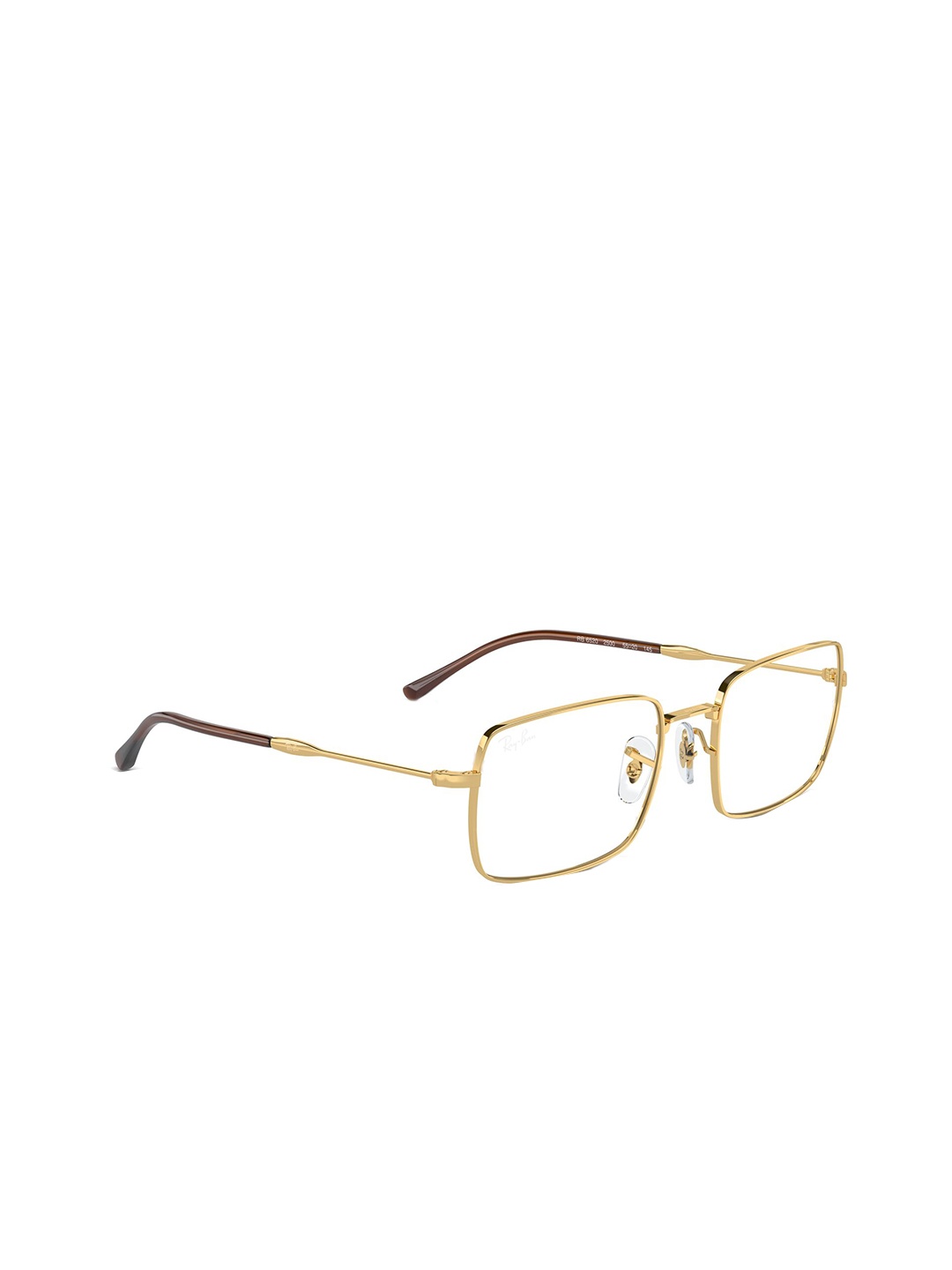 

Ray-Ban Unisex Rectangle Gold Colour Frames - 0RX6520250055