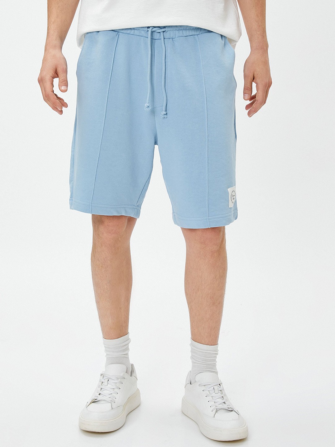 

Koton Men Mid-Rise Sports Shorts, Blue