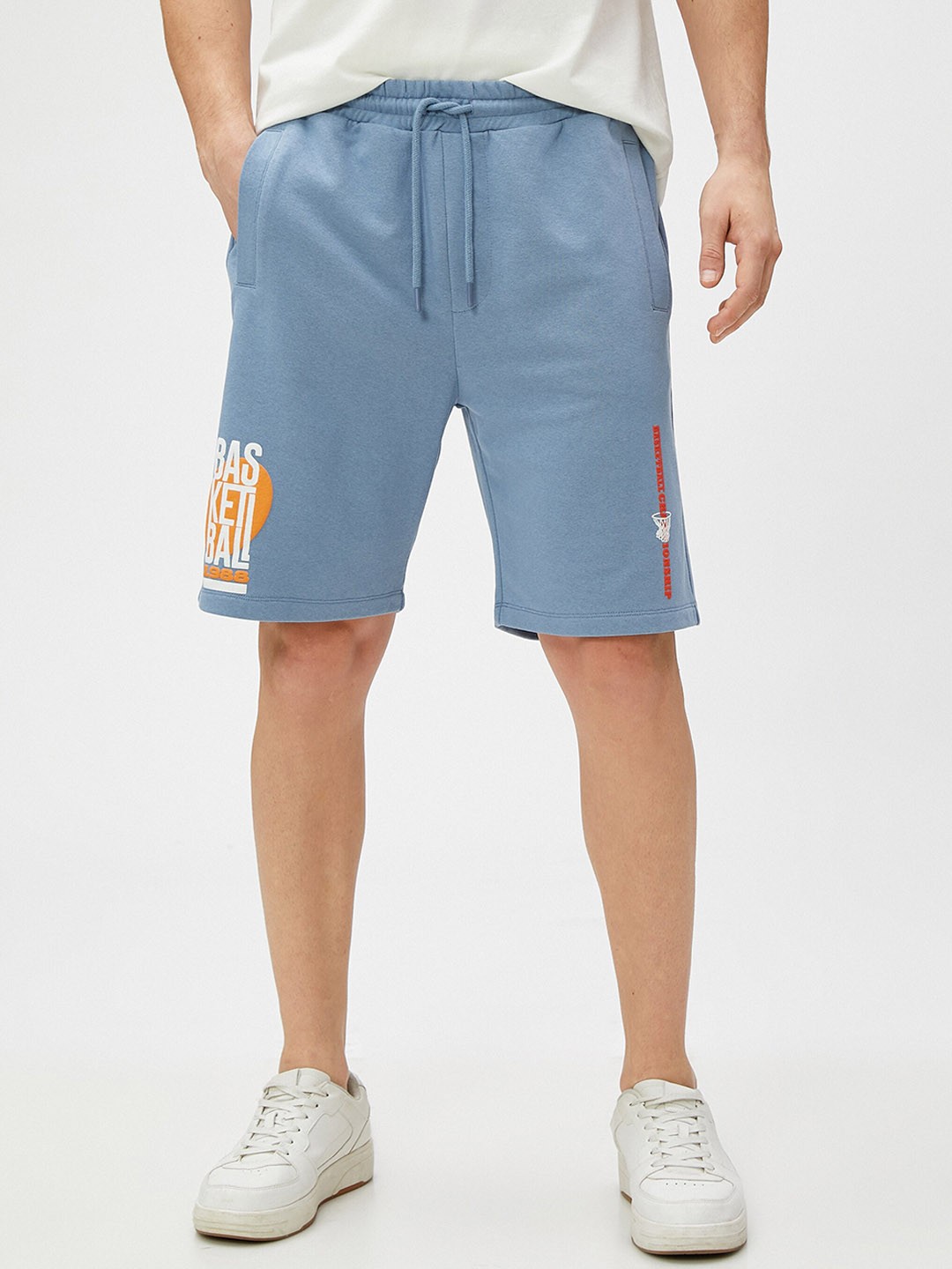 

Koton Men Slim Fit Regular Shorts, Blue