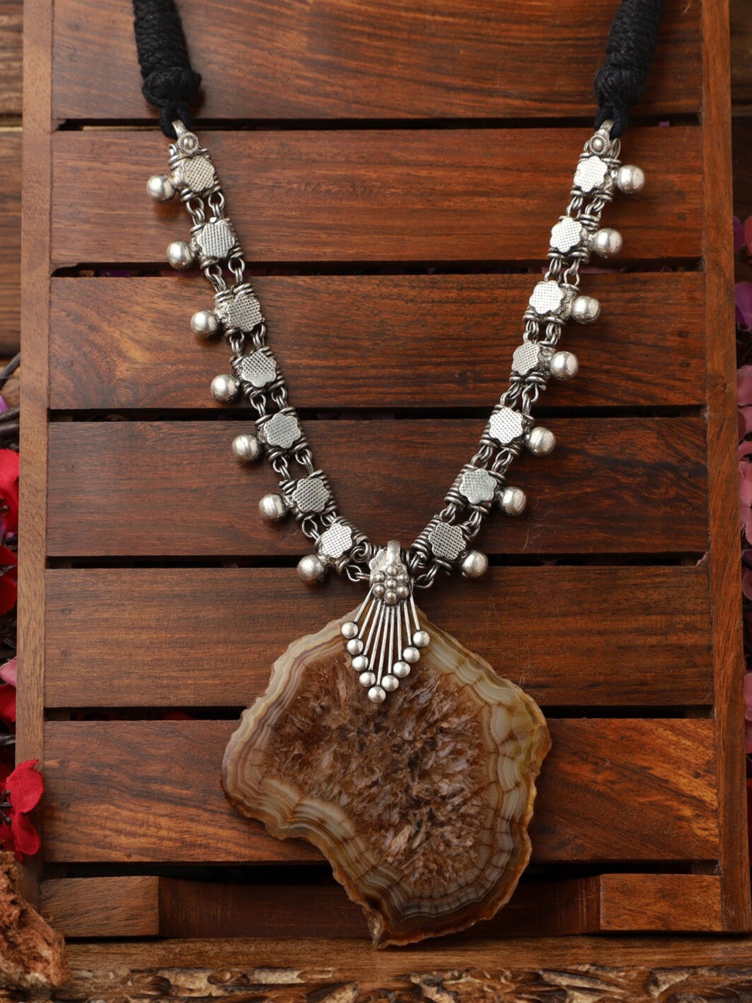 

VENI 92.5 Silver Oxidised Necklace