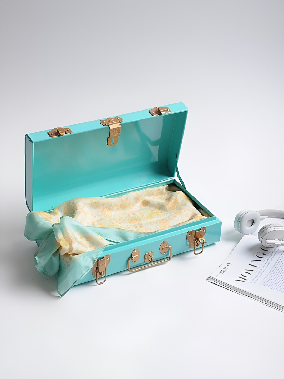 

Living With Elan Blue Set of 1 Reusable Multi-Utility Organisers