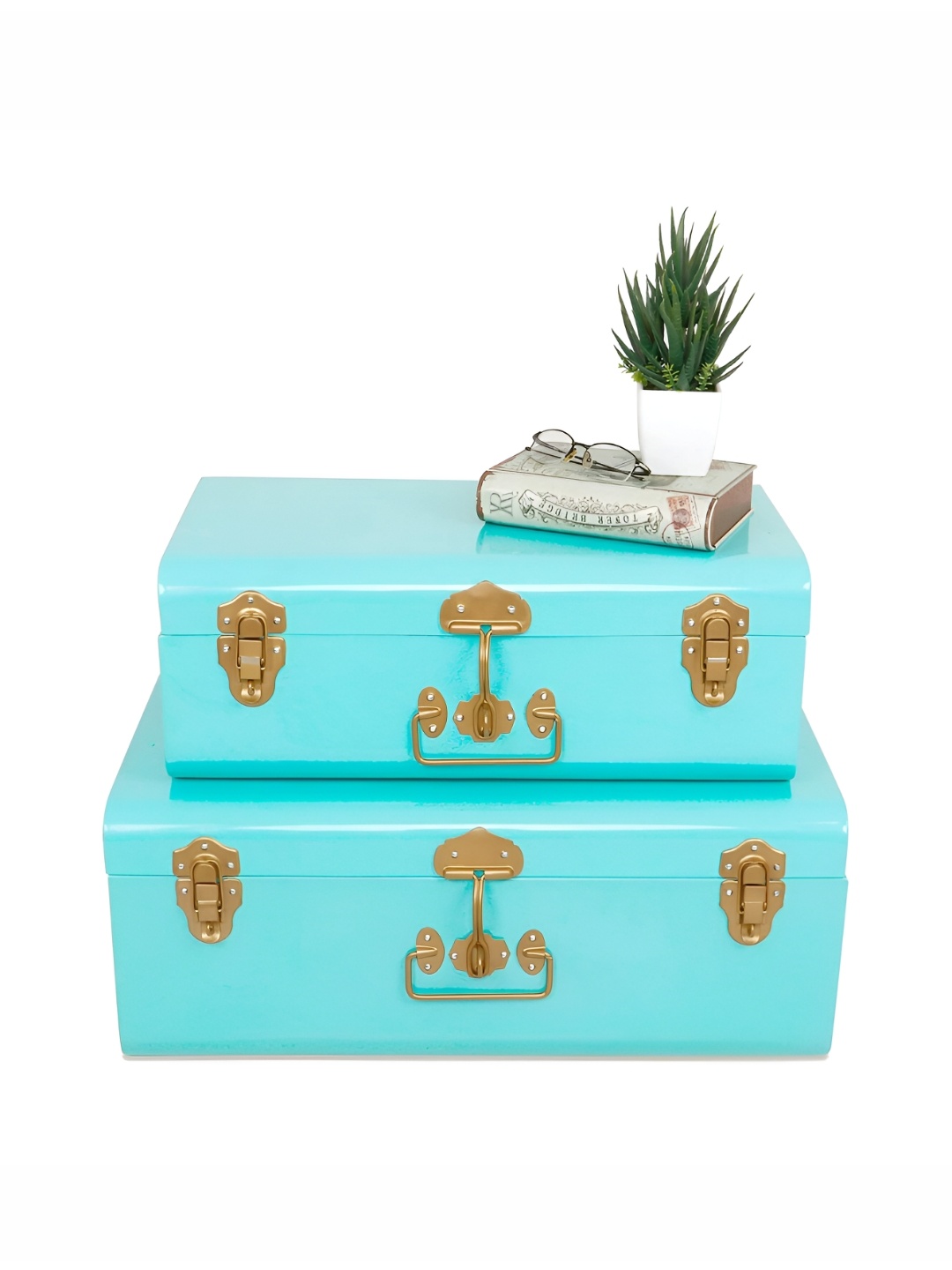 

Living With Elan Blue Set of 2 Reusable Multi-Utility Organisers