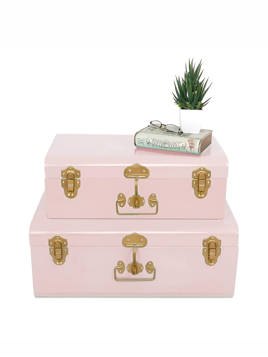 

Living With Elan Pink Set of 2 Reusable Multi-Utility Organisers