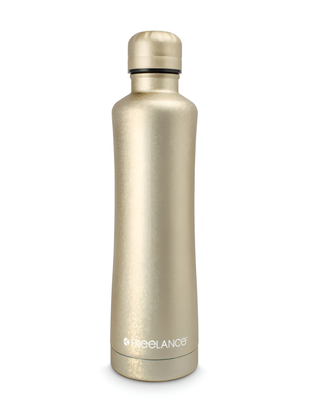 

Freelance Gold-Toned Stainless Steel Solid Double Wall Vacuum Water Bottle 450 ml