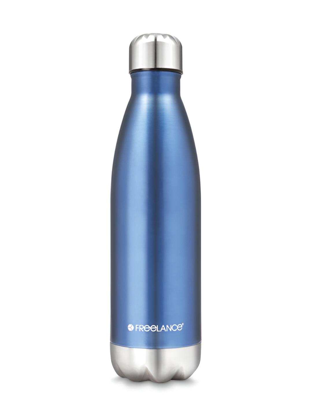 

Freelance Cola Blue Single Stainless Steel Solid Double Wall Vacuum Water Bottle 500 ml