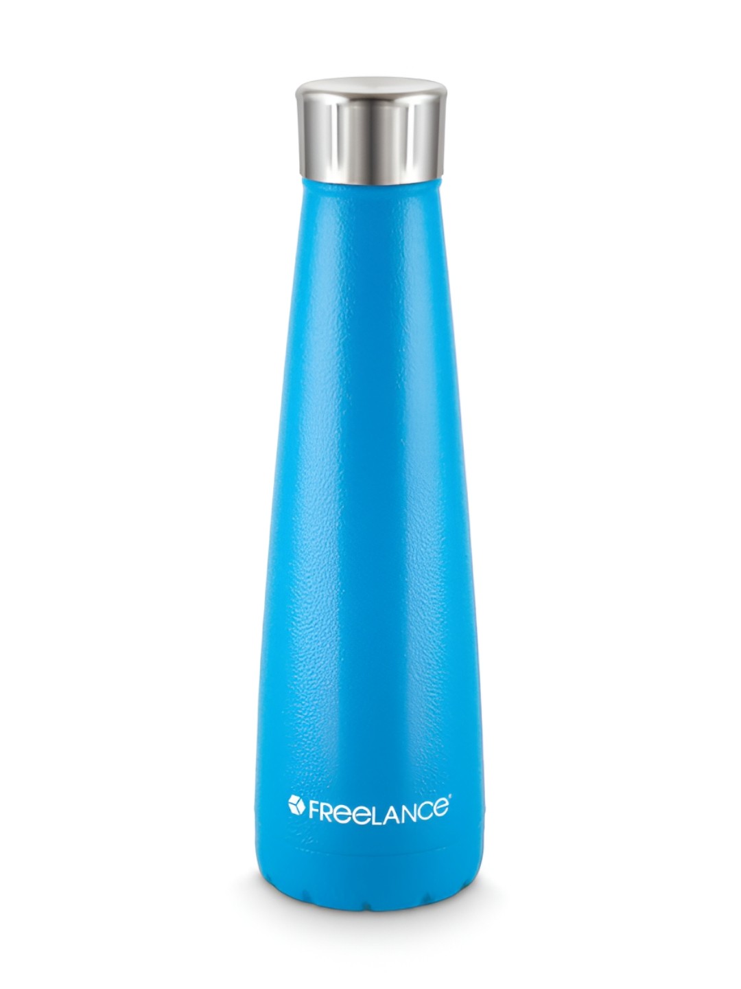 

Freelance Blue Stainless Steel Solid Double Wall Vacuum Water Bottle 450 ml