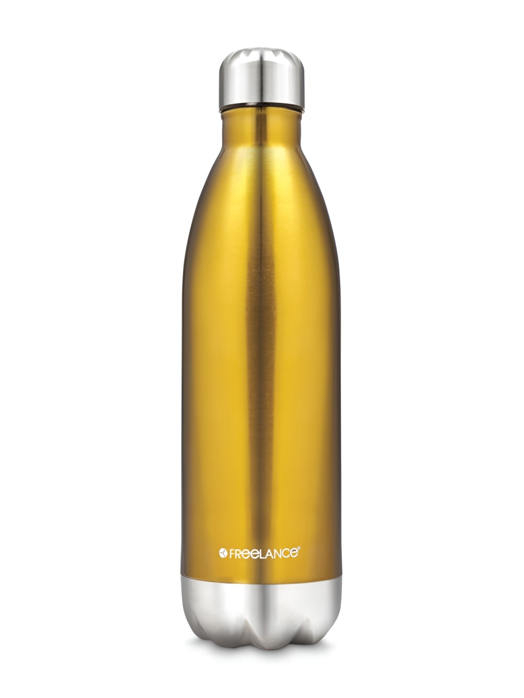 

Freelance Gold-Toned Stainless Steel Solid Double Wall Vacuum Water Bottle 1 L