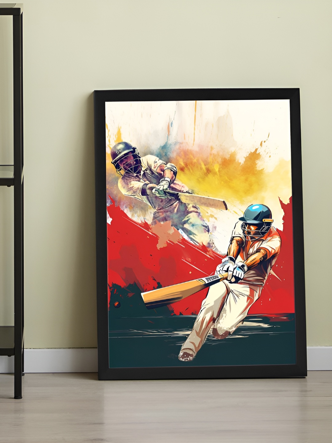 

Art Street Black & Red Painting Wall Art