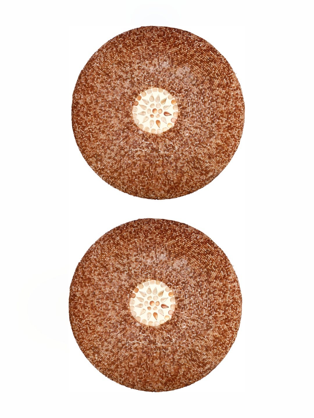 

1ST TIME Brown 2 Pieces Textured Glass Self Assembly Contemporary Spherical Ceiling Lamps