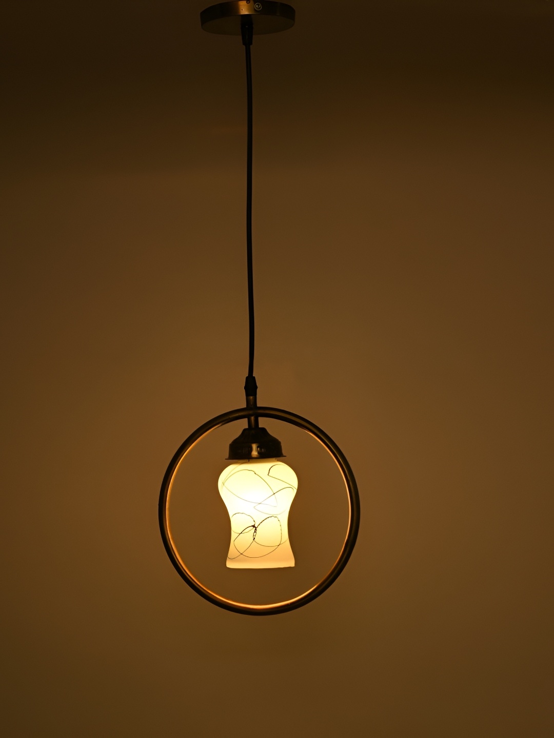 

1ST TIME White Glass Traditional Ceiling Lamp