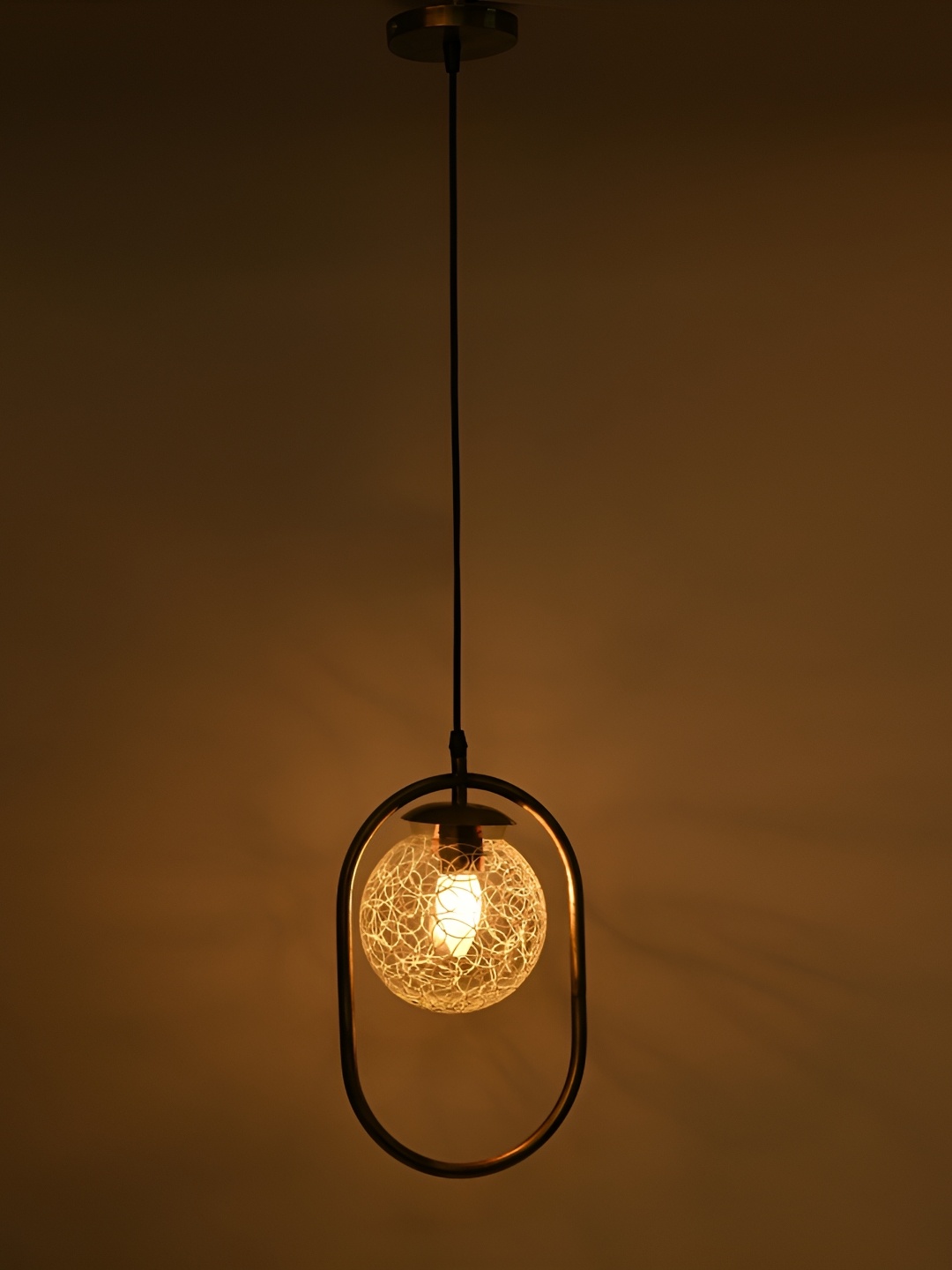 1ST TIME White Glass Spherical Ceiling Lamp