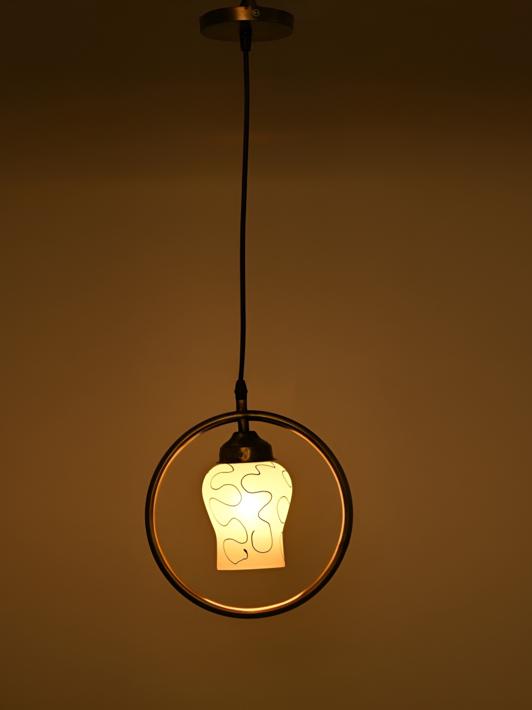 

1ST TIME White Glass Traditional Ceiling Lamp