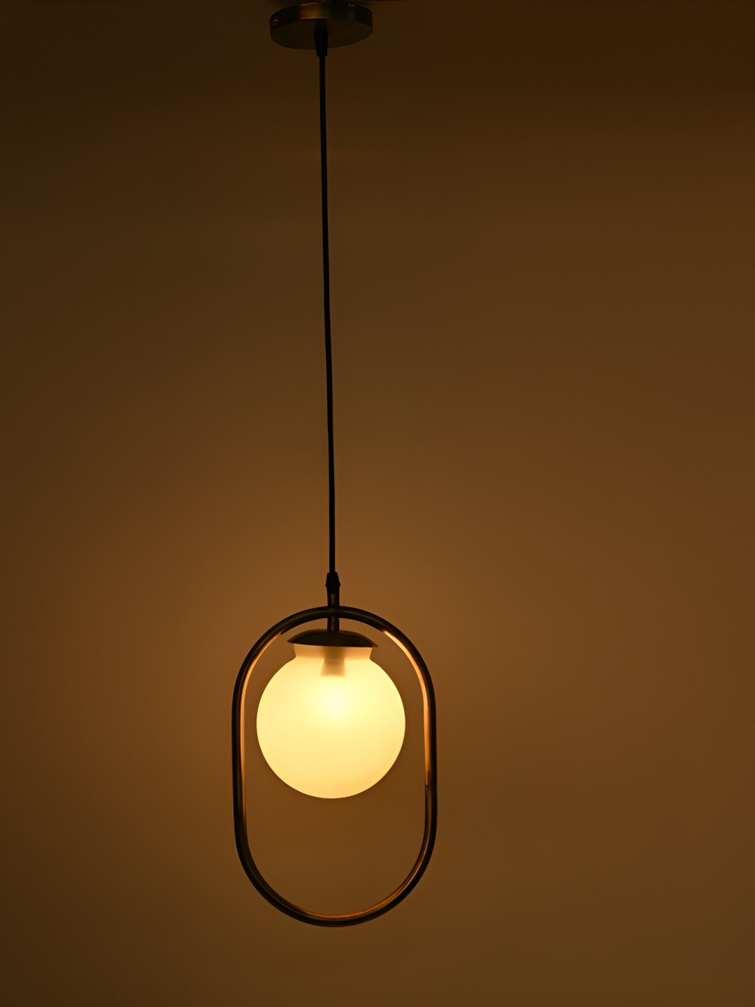 

1ST TIME White Glass Textured Ceiling Lamp