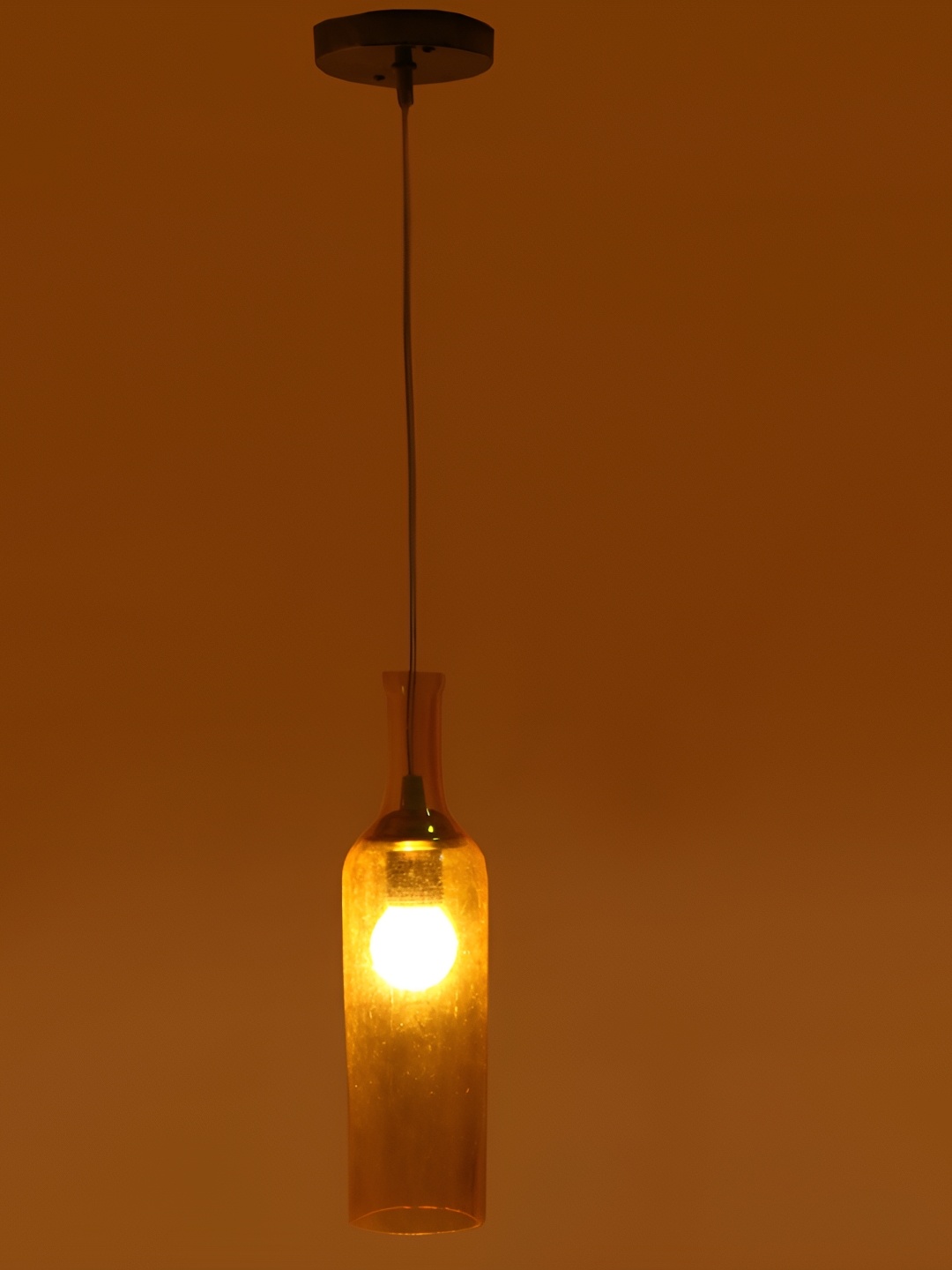 

1ST TIME Yellow Glass Traditional Ceiling Lamp