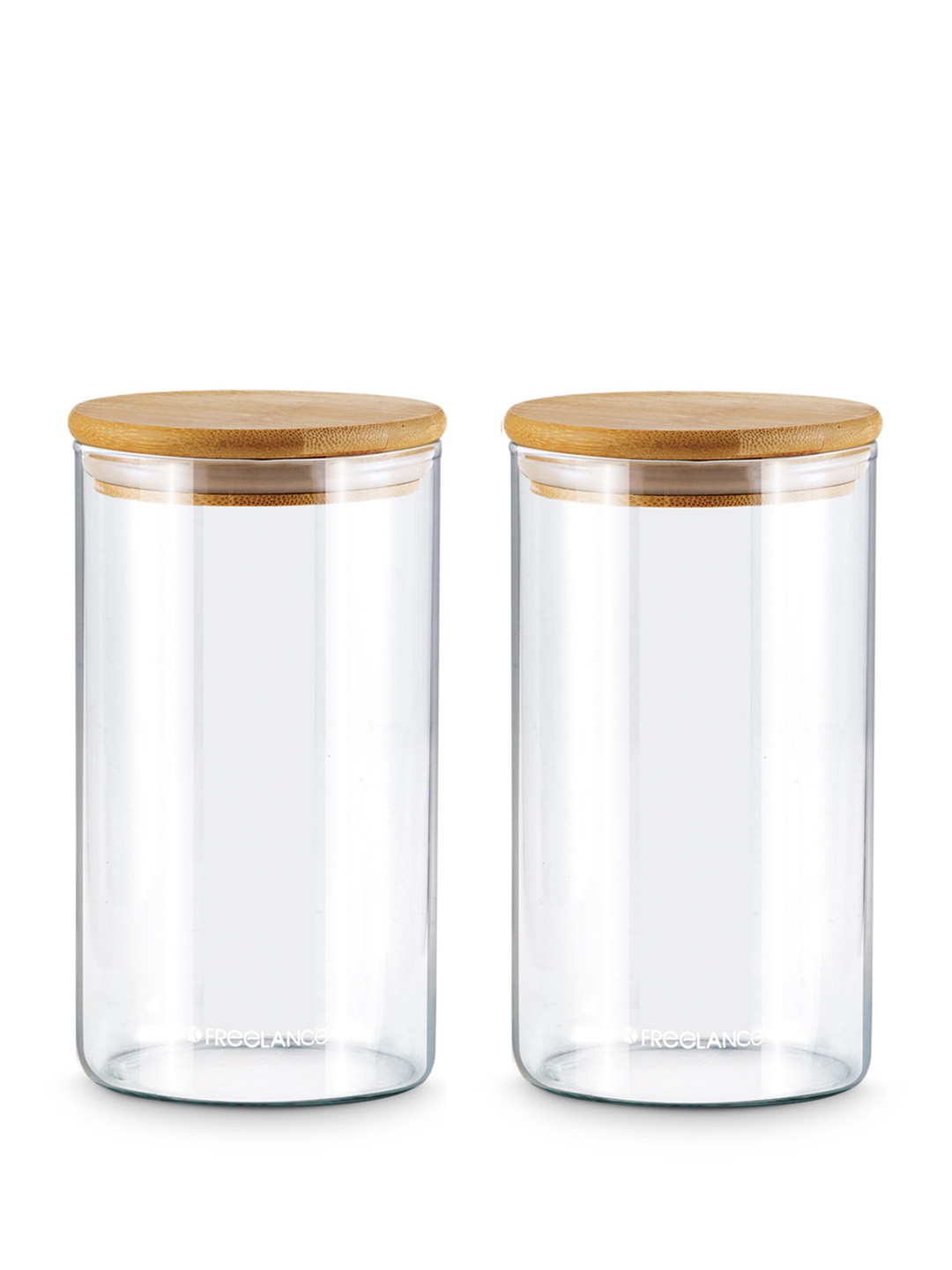 

Freelance Transparent 2 Pieces Glass Dishwasher and Microwave Safe Food Containers