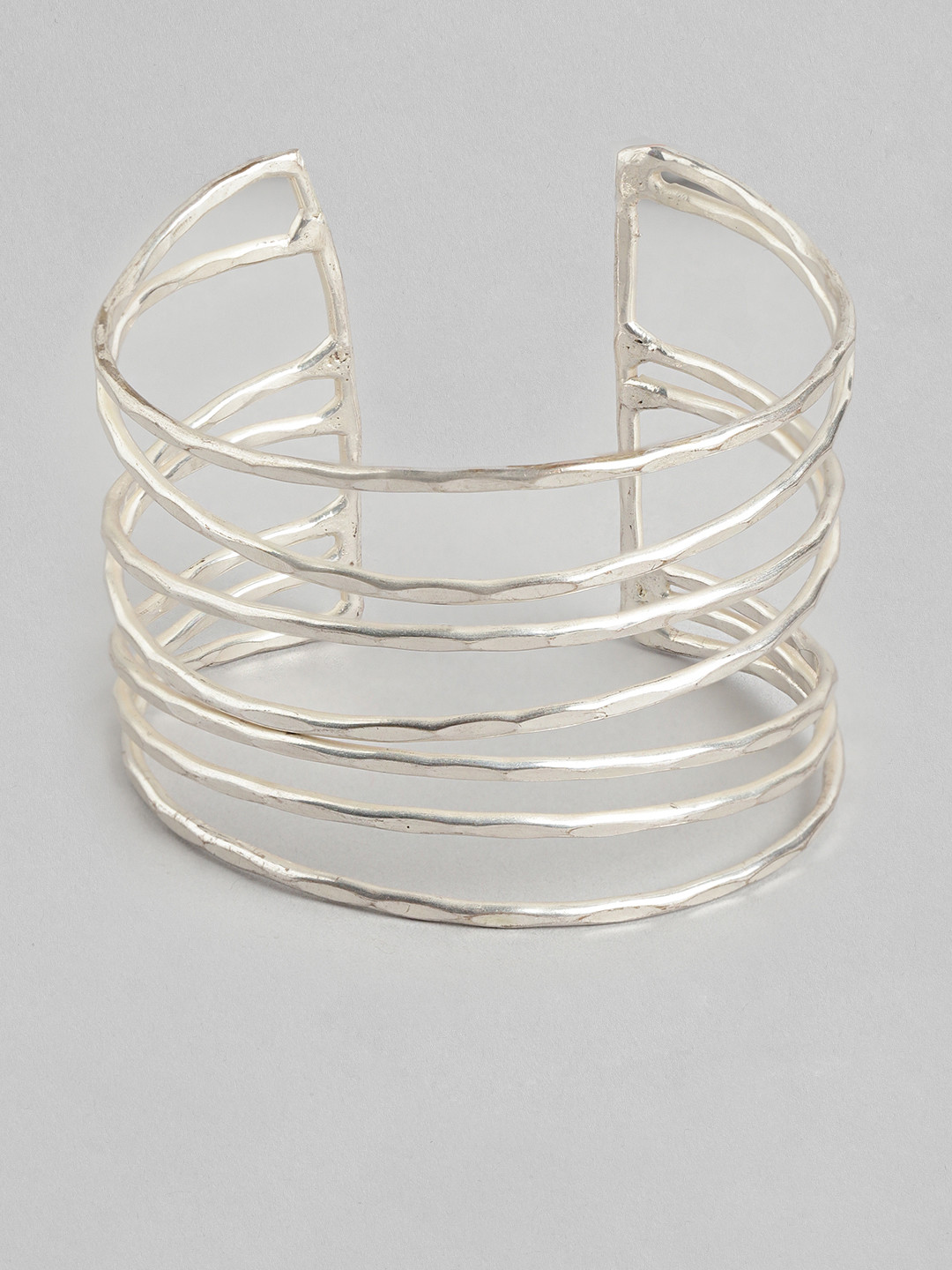 

RICHEERA Women Silver-Plated Cuff Bracelet