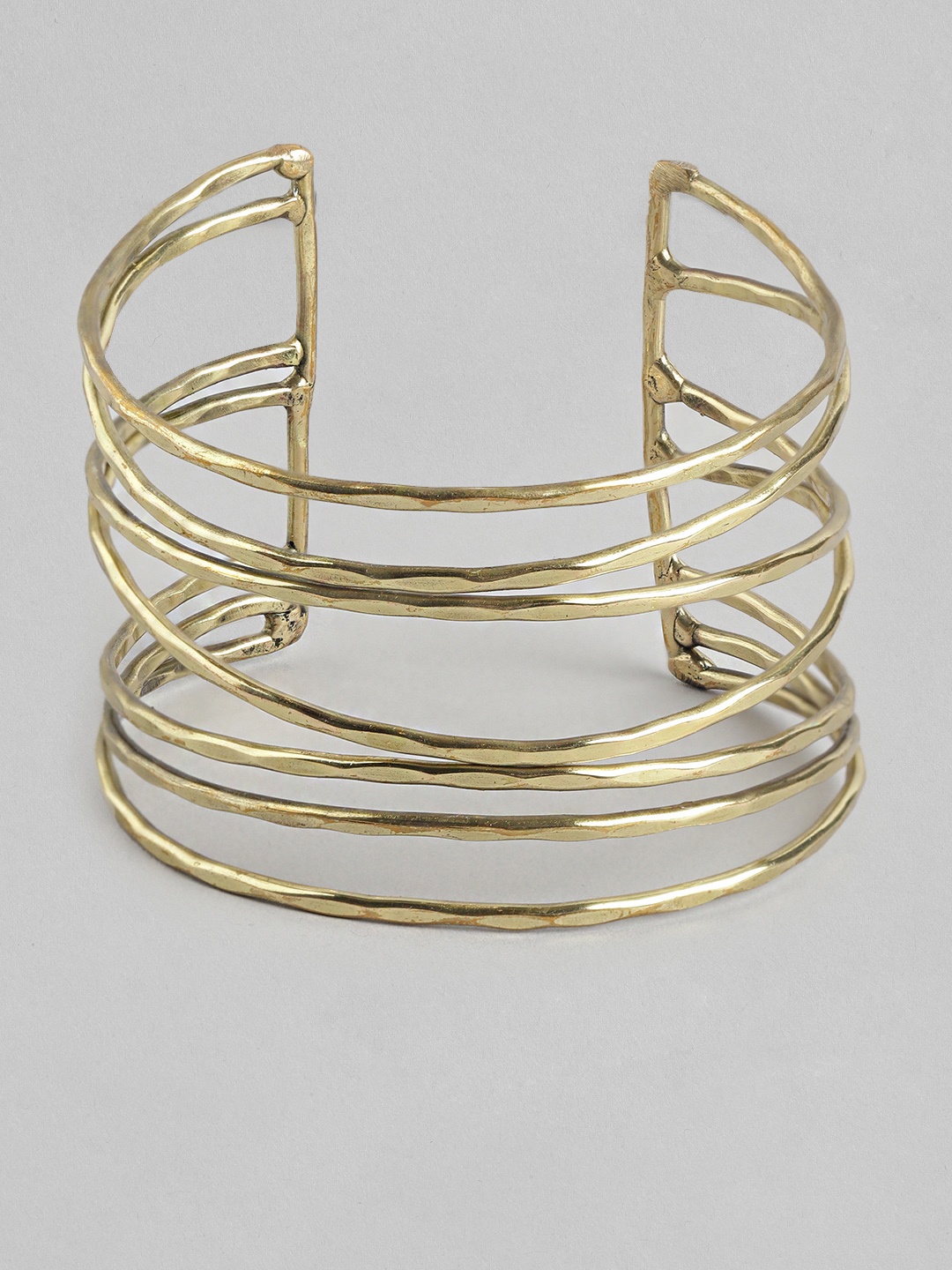 

RICHEERA Women Gold-Plated Cuff Bracelet