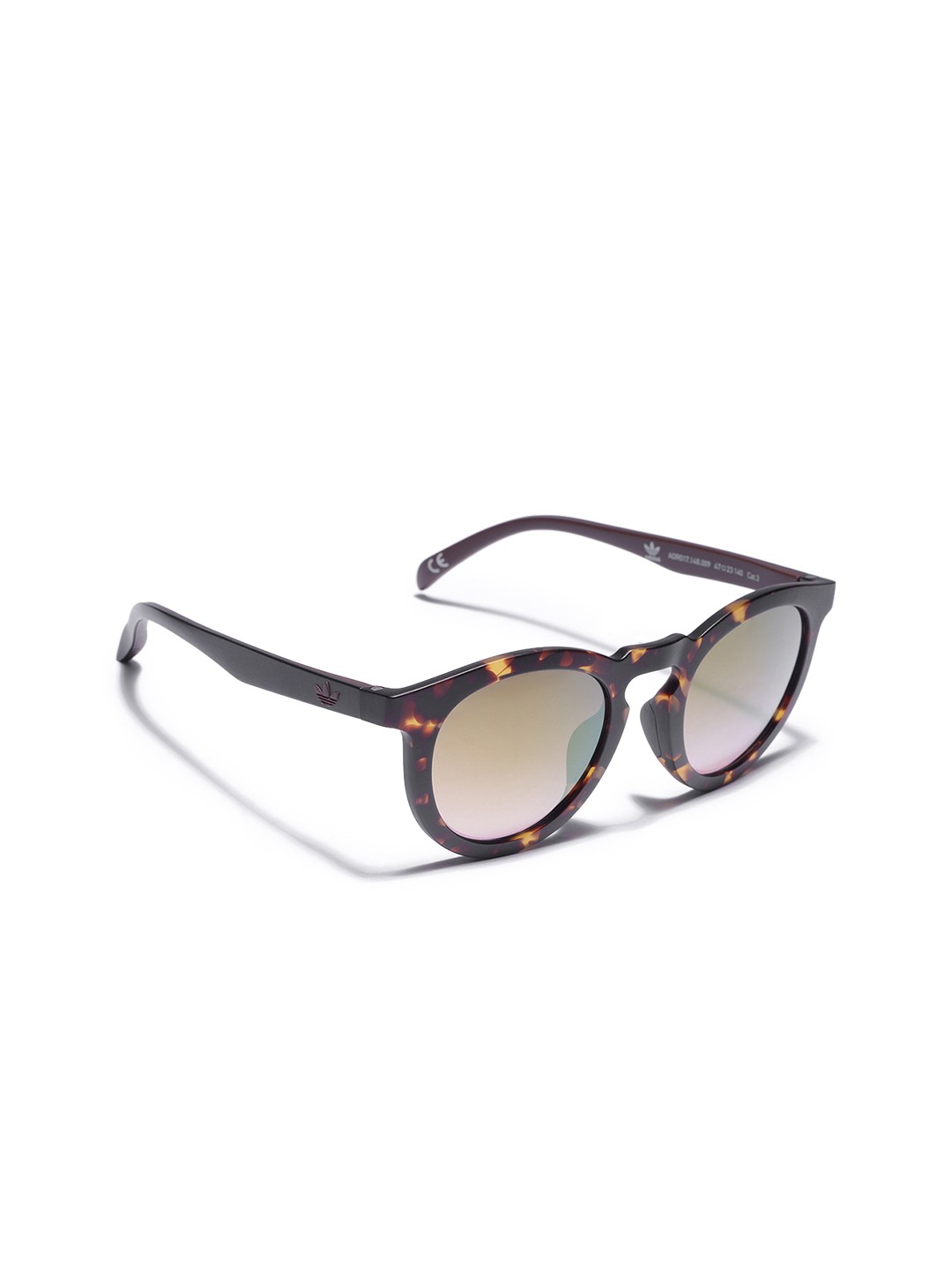 

ADIDAS Originals Unisex Round Sunglasses with UV Protected Lens AOR017.148.009, Brown