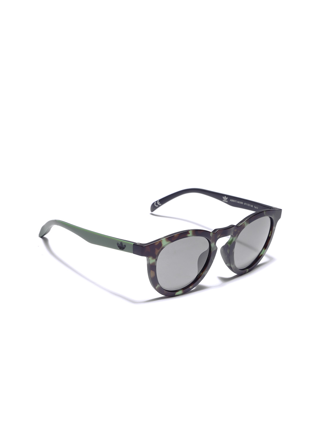 

ADIDAS Originals Unisex Round Sunglasses with UV Protected Lens AOR017.140.030, Green