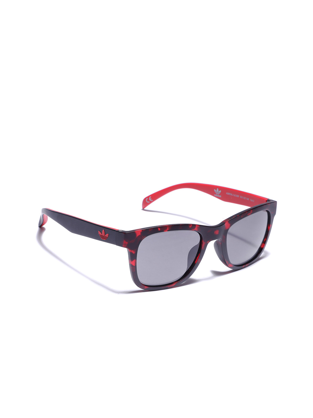 

ADIDAS Originals Unisex Wayfarer Sunglasses with UV Protected Lens AOR004.142.009, Black