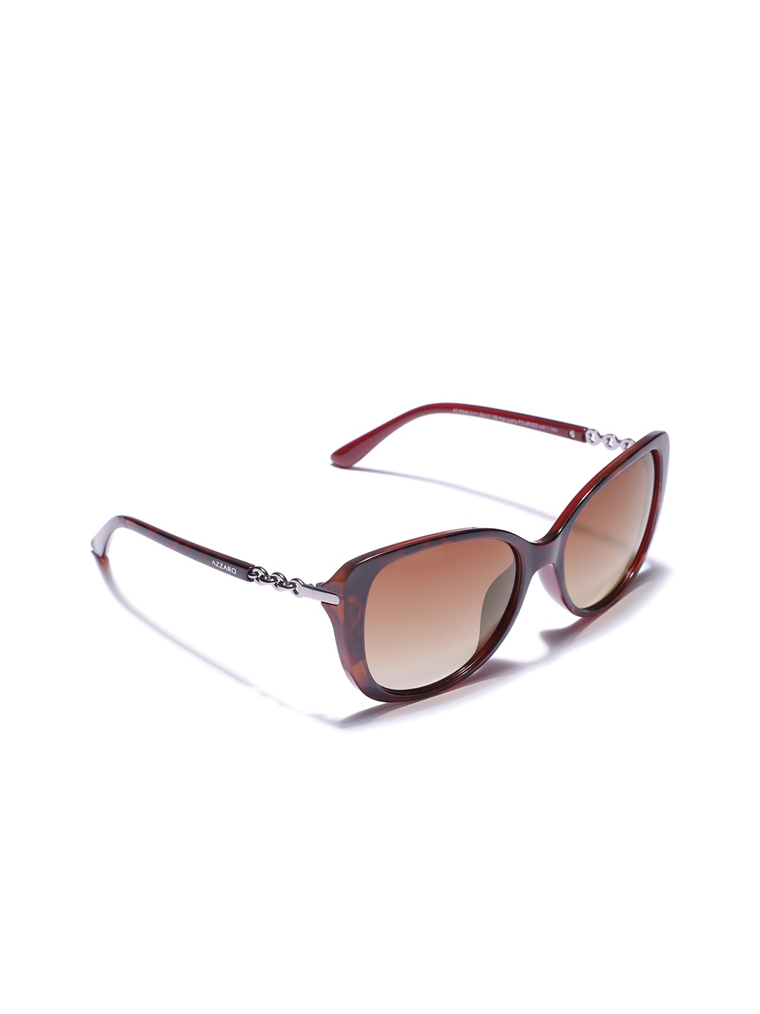 

Azzaro Women Butterfly Sunglasses AZ60046 C171, Brown