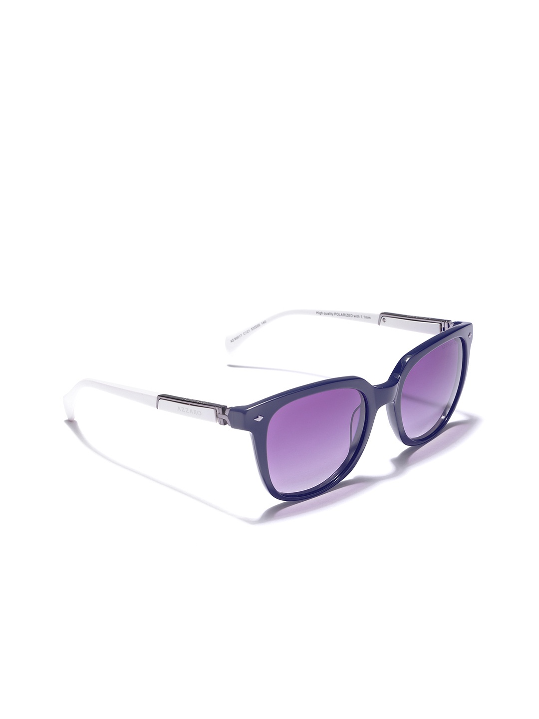 

Azzaro Women Wayfarer Sunglasses AZ60017 C121, Blue