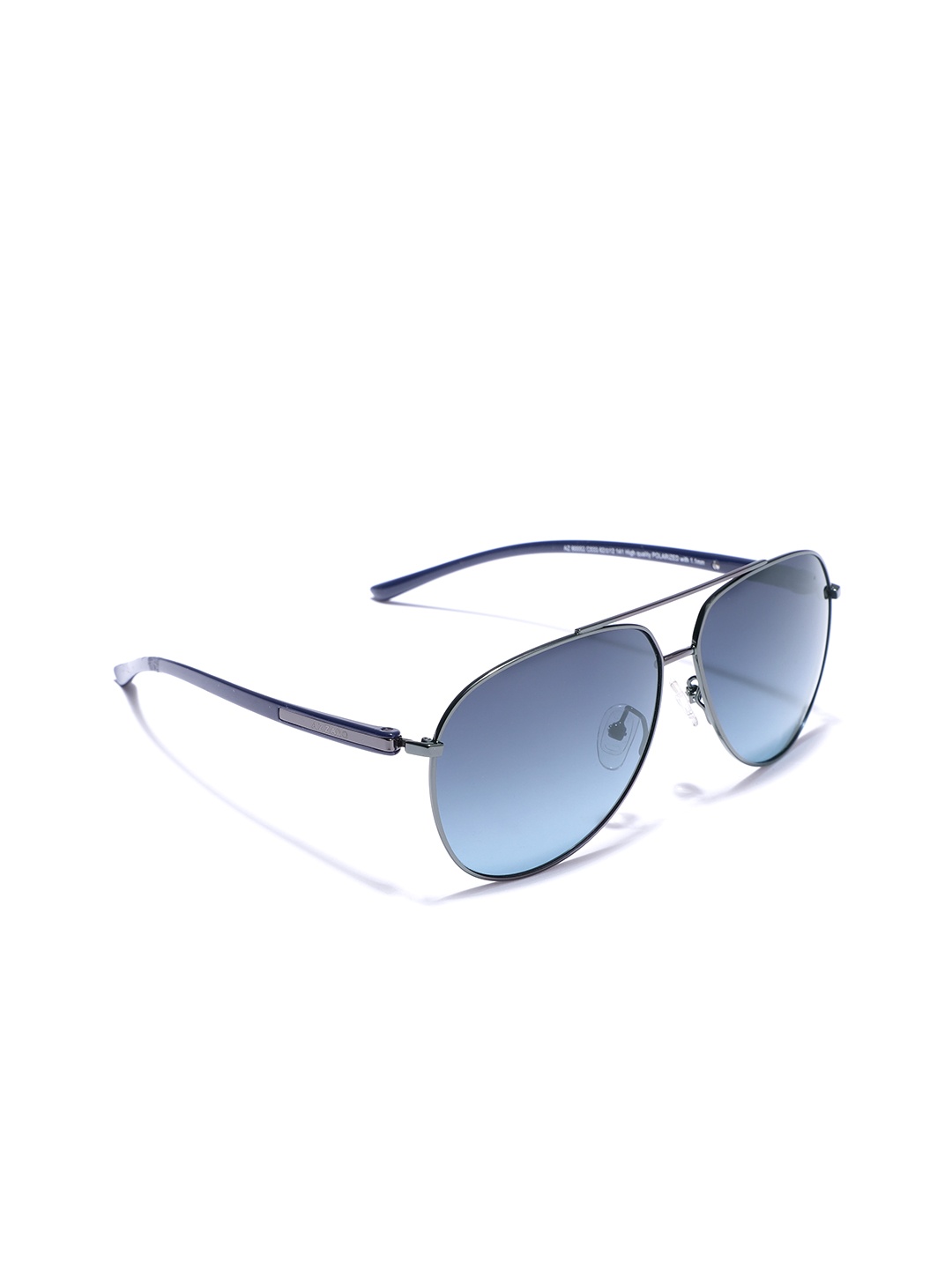 

Azzaro Men Aviator Sunglasses with Polarised Lens AZ60052 C033, Black