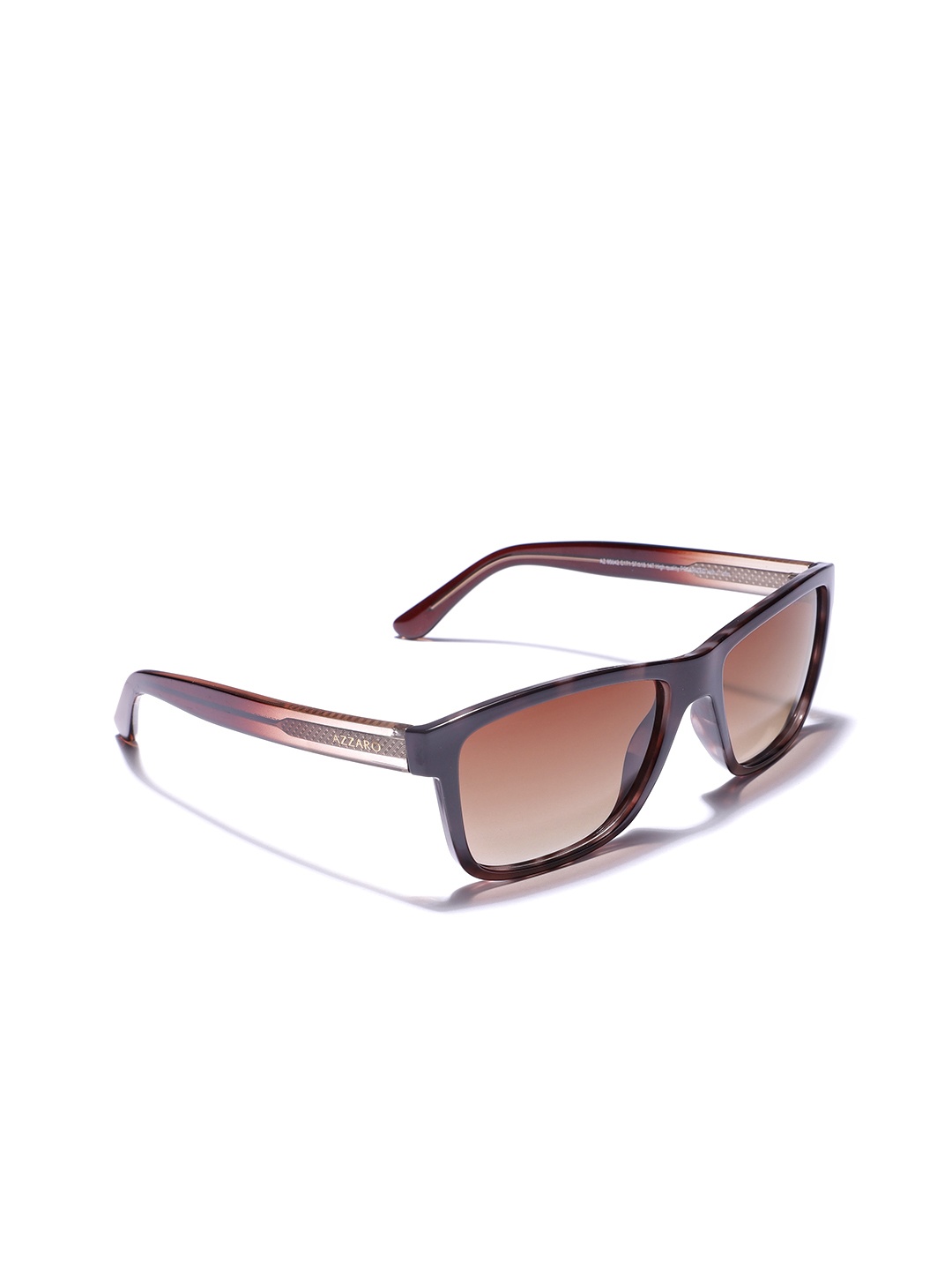 

Azzaro Men Rectangle Sunglasses AZ60042 C171, Brown