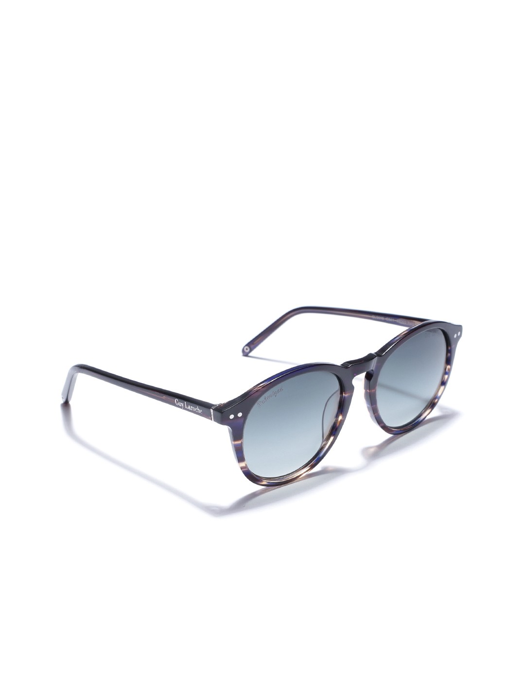

Guy Laroche Men Round Sunglasses GLS019 C041, Brown