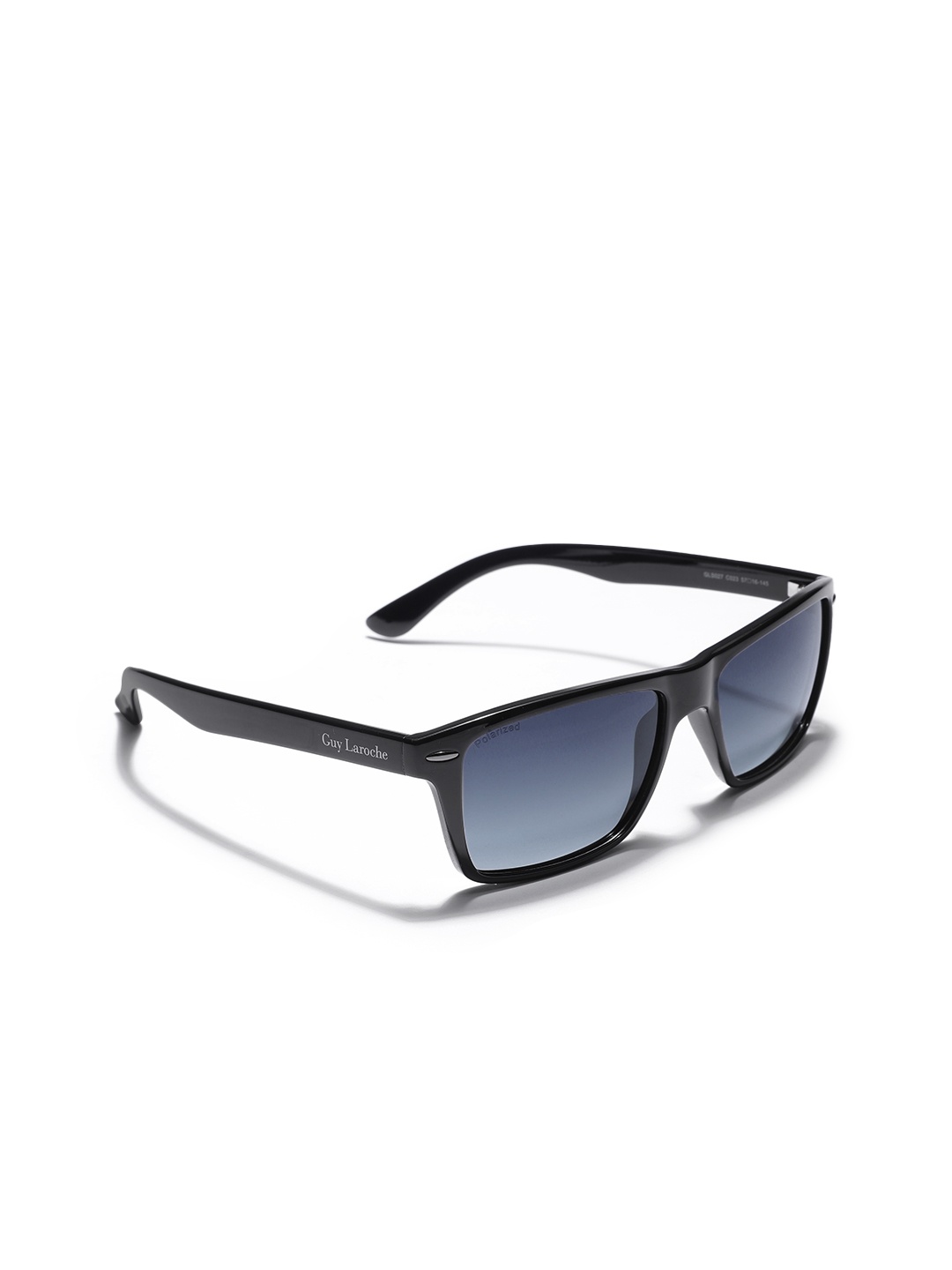 

Guy Laroche Men Rectangle Sunglasses GLS027 C023, Black