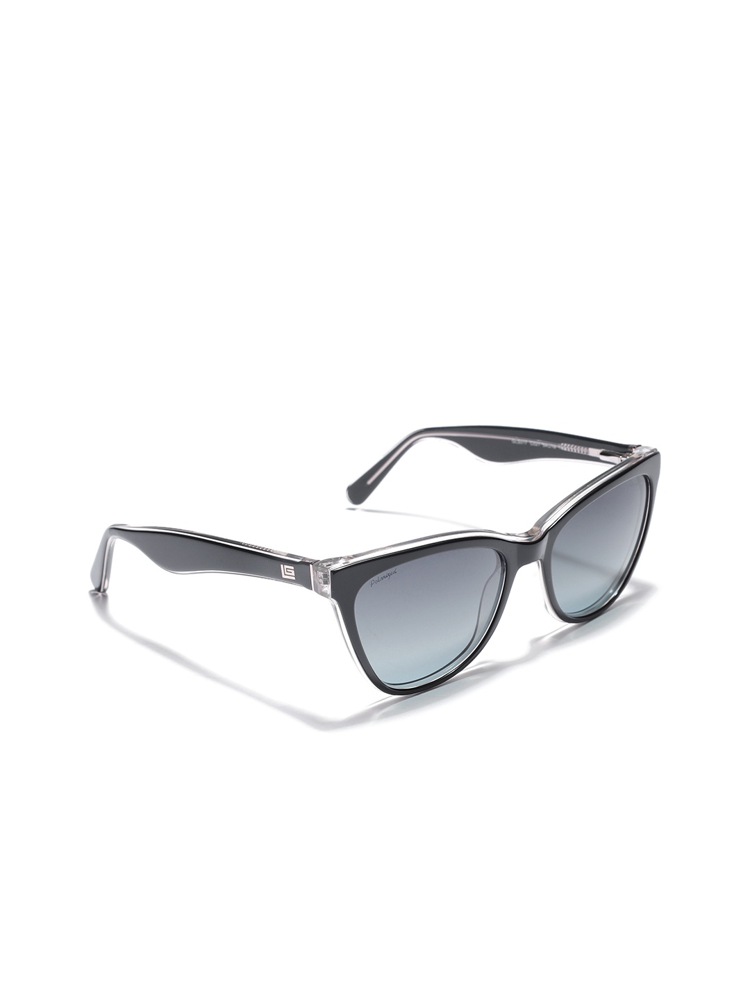 

Guy Laroche Women Oval Sunglasses with Polarised Lens GLS017 C021, Black