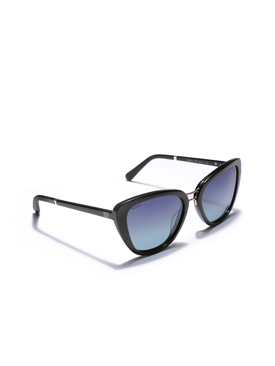 

Guy Laroche Women Cateye Sunglasses with Polarised Lens GLS016 C021, Blue