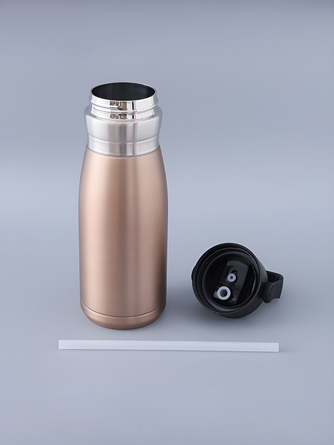 

Aura Gold-Toned Single Stainless Steel Solid Double Wall Vacuum Water Bottle