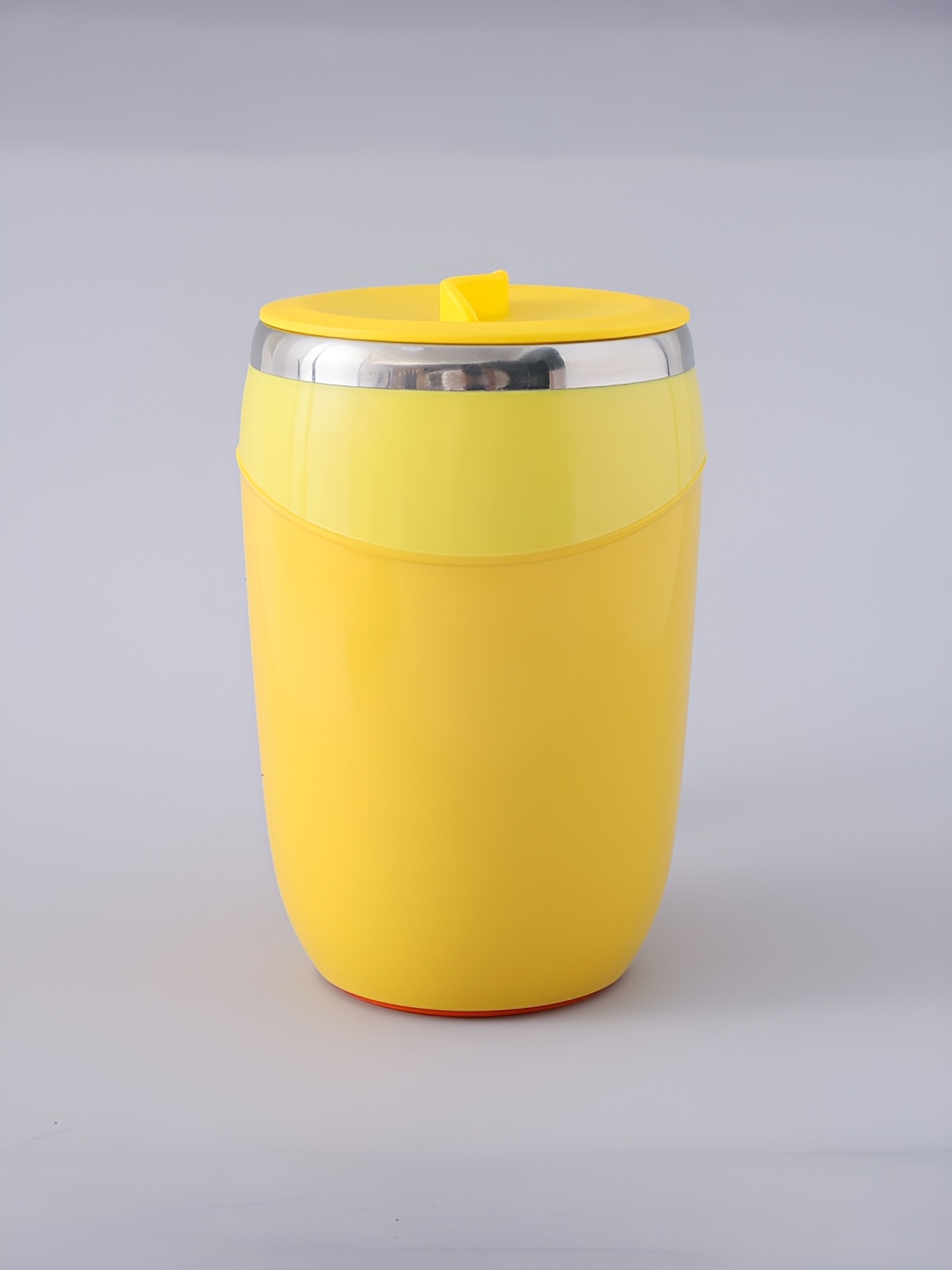 

Aura Yellow & Steel Single Stainless Steel Solid Double Wall Vacuum Water Bottle