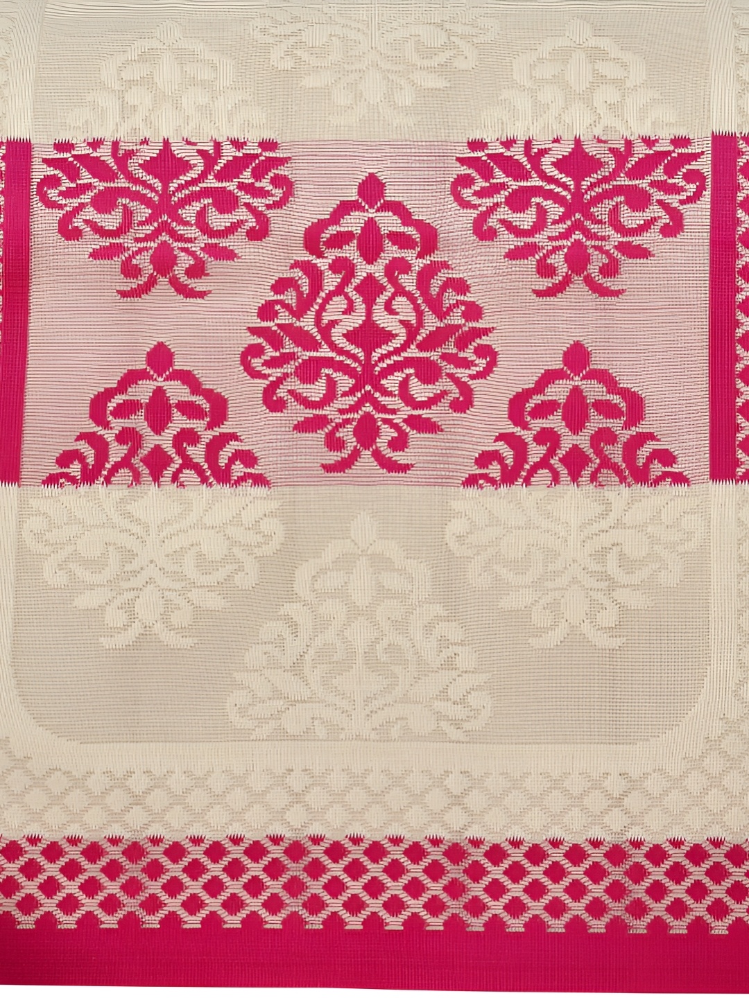 BIGGER FISH Pink 10 Pcs 5 Seater Sofa Cover