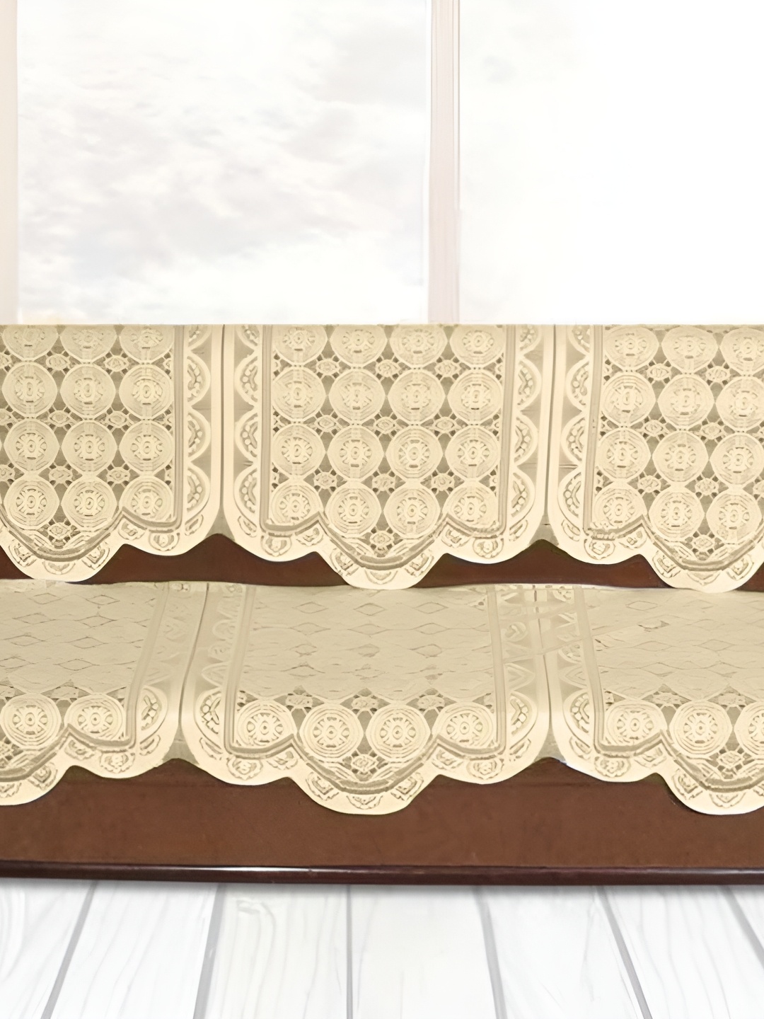 

BIGGER FISH Beige 6 Pieces 3 Seater Sofa Cover