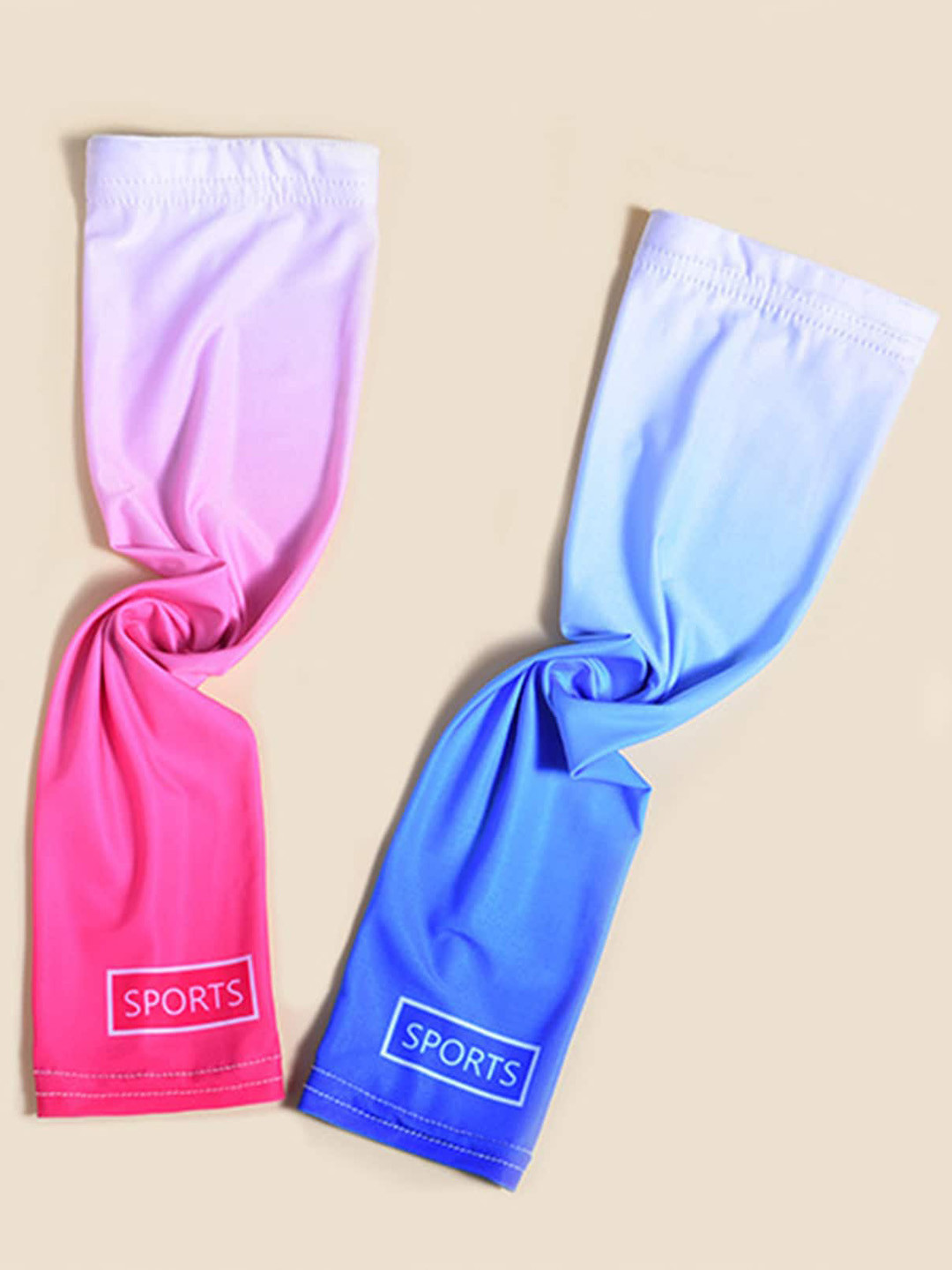 

CareDone Men Ice Silk Arm Sleeves, Blue