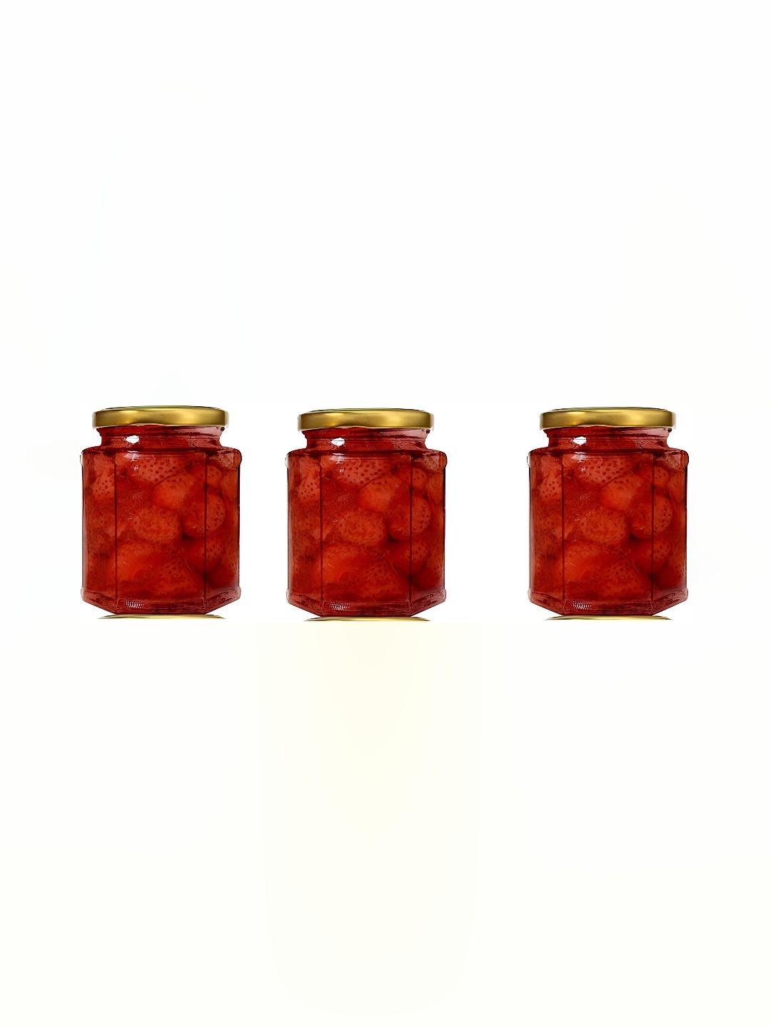 

1ST TIME Transparent 3 Pieces Glass Container with Lid 400 ml Each