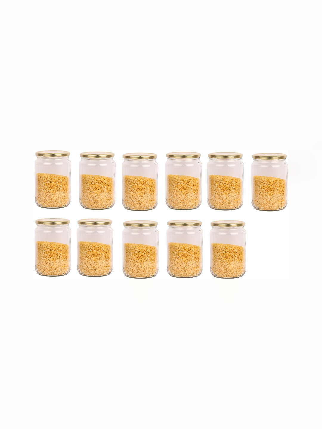 

1ST TIME 11-Pcs Transparent Glass Container With Lid