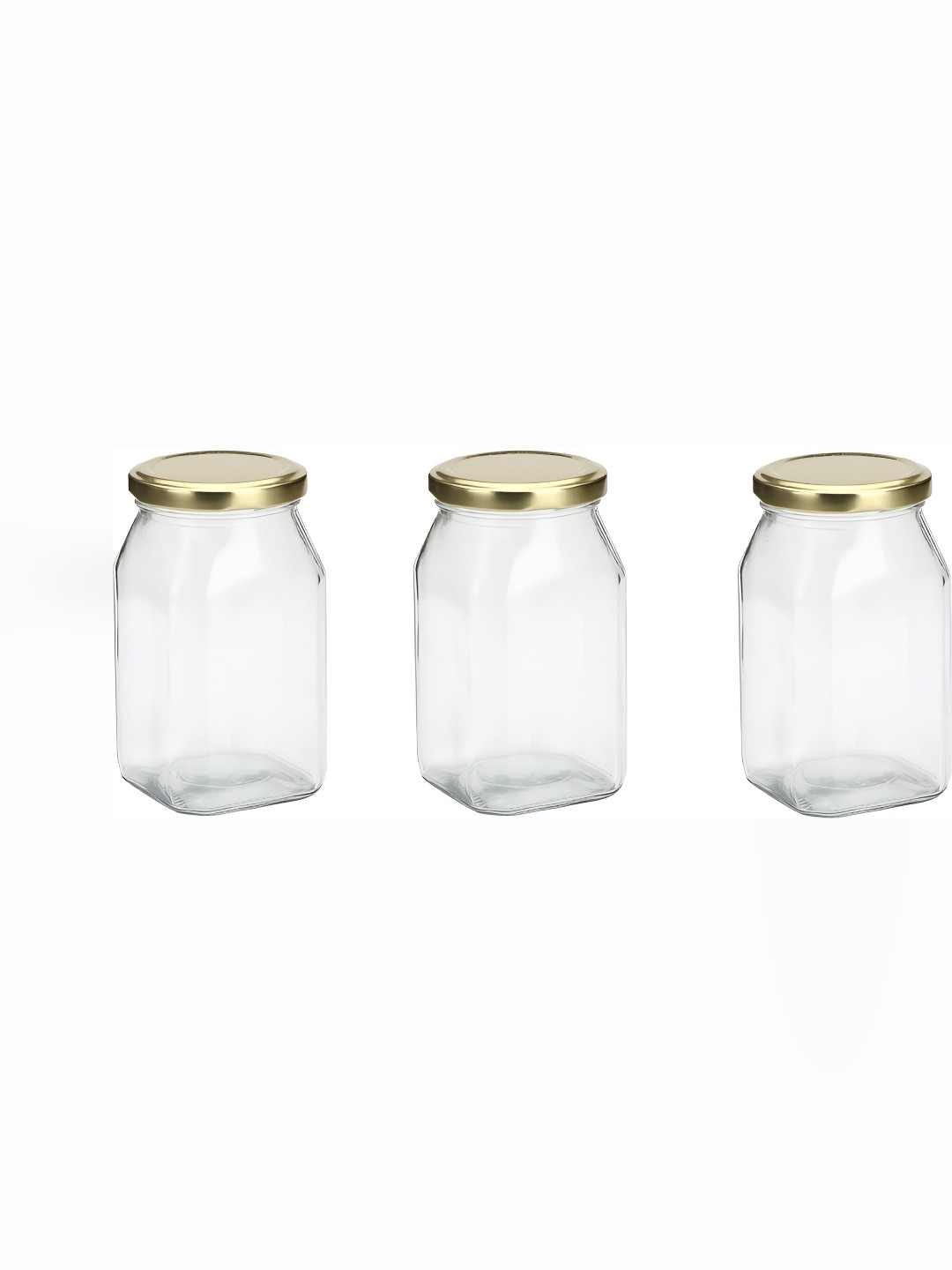 

1ST TIME Transparent 3 Pcs Dishwasher Safe Glass Container 200ML