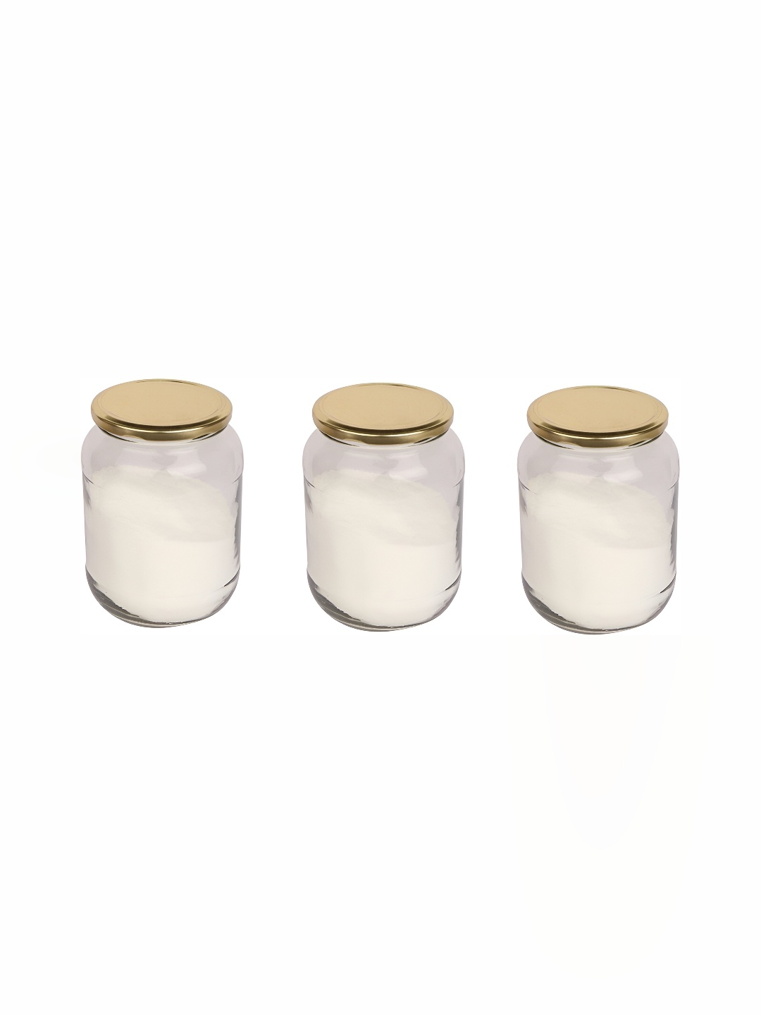 

1ST TIME Transparent 3 Pieces Glass Container With Lid 500 ml