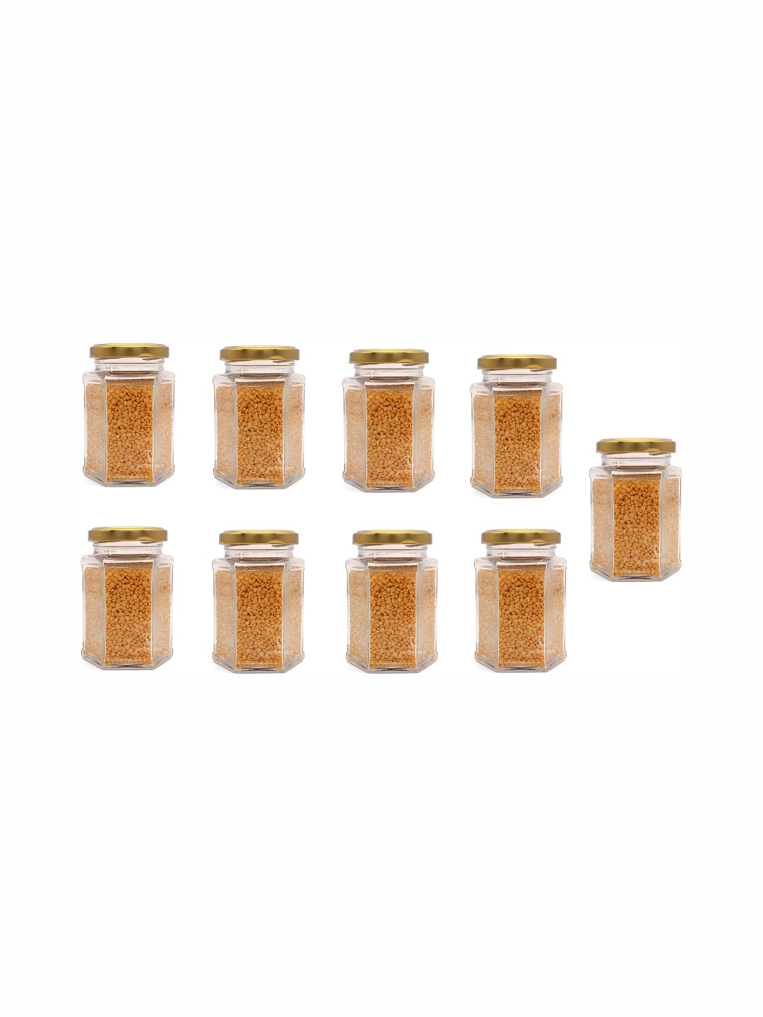 

1ST TIME Transparent 9 Pieces Glass Dishwasher Safe Food Containers 400 ml Each