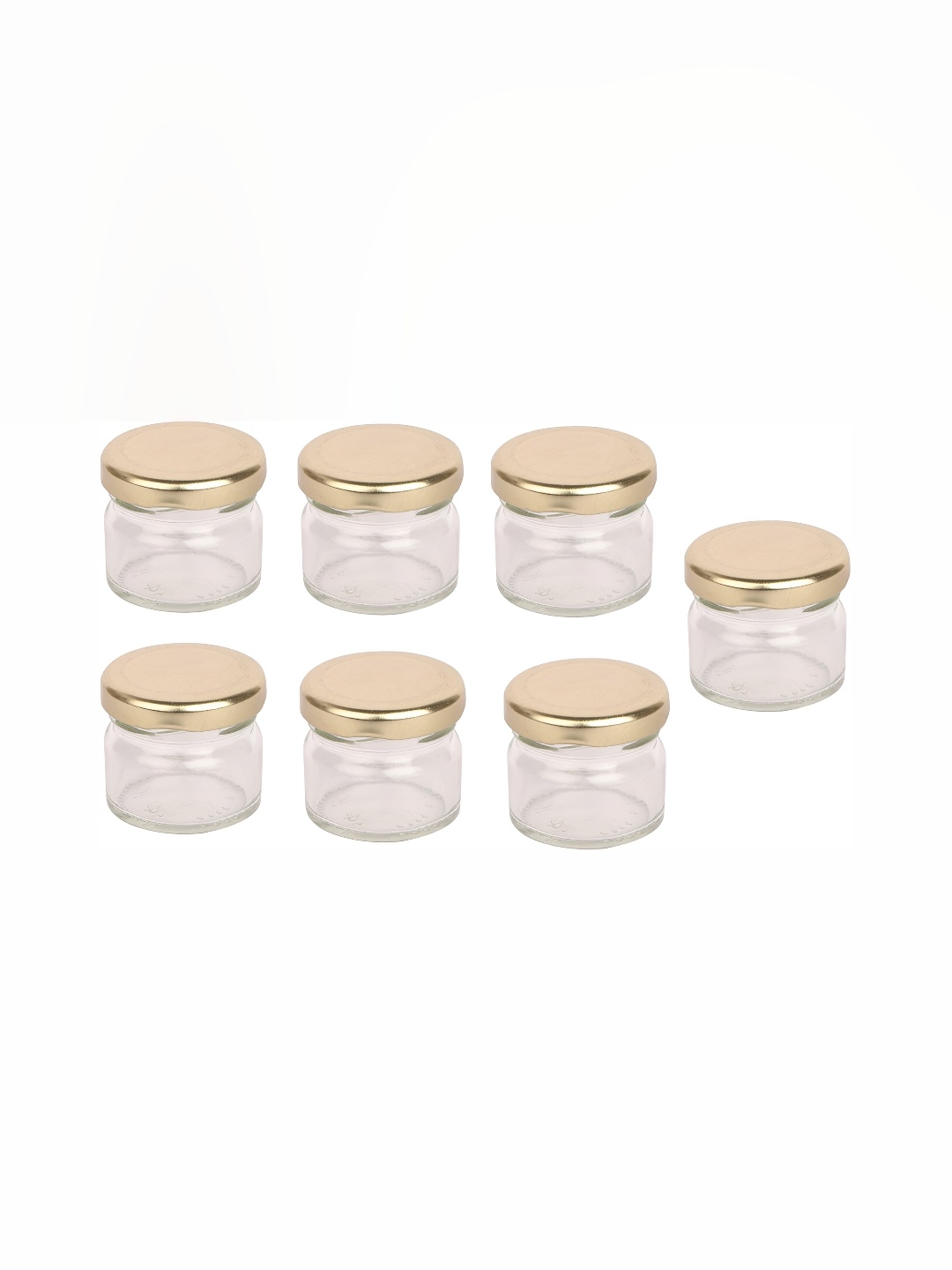 

1ST TIME Transparent & Yellow 7 Pieces Containers 100ml Each
