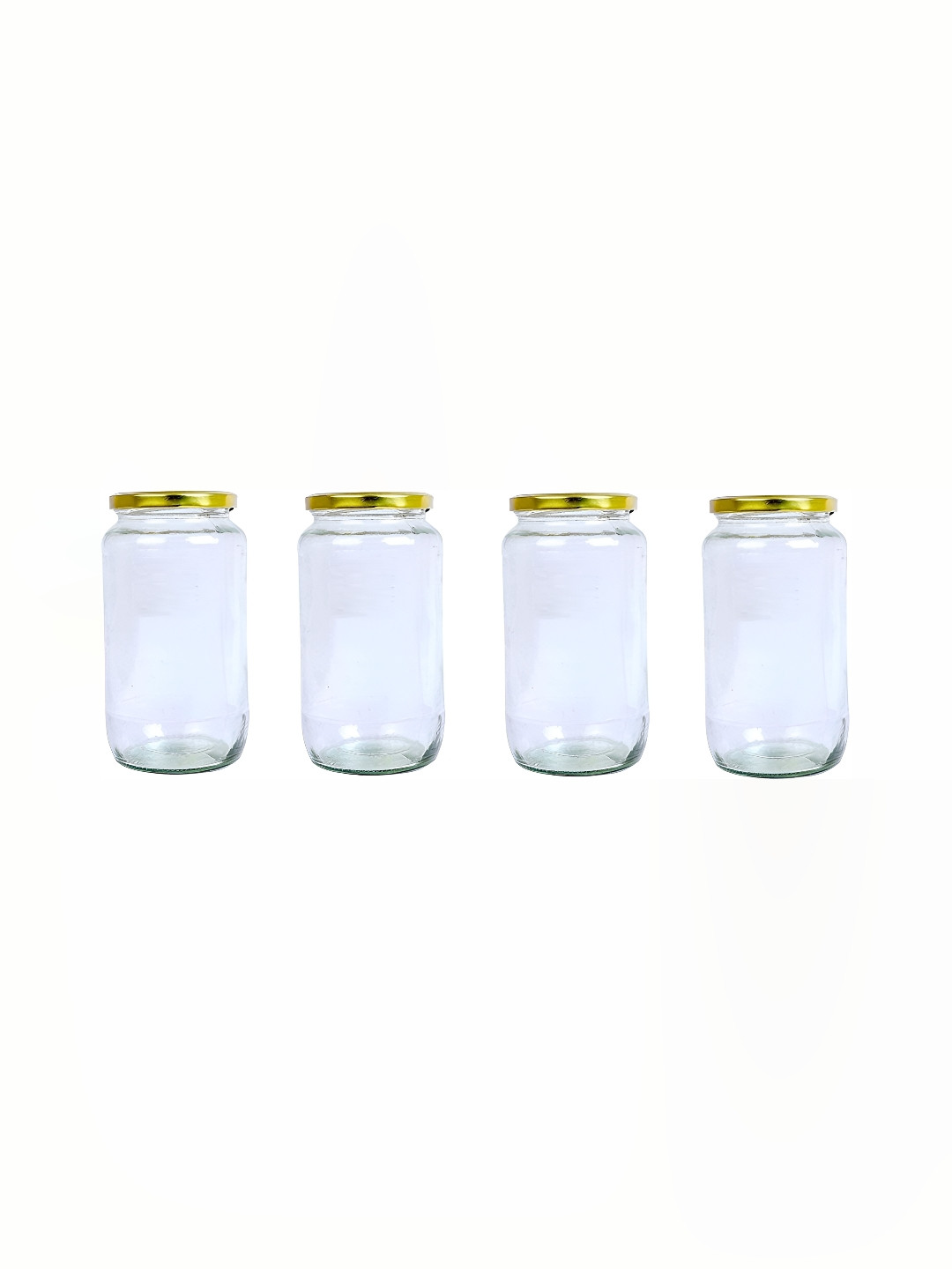 

1ST TIME Transparent 4 Pieces Glass Containers 500 ml